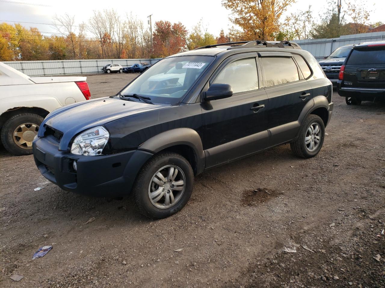 HYUNDAI TUCSON 2007 km8jn72d27u587086