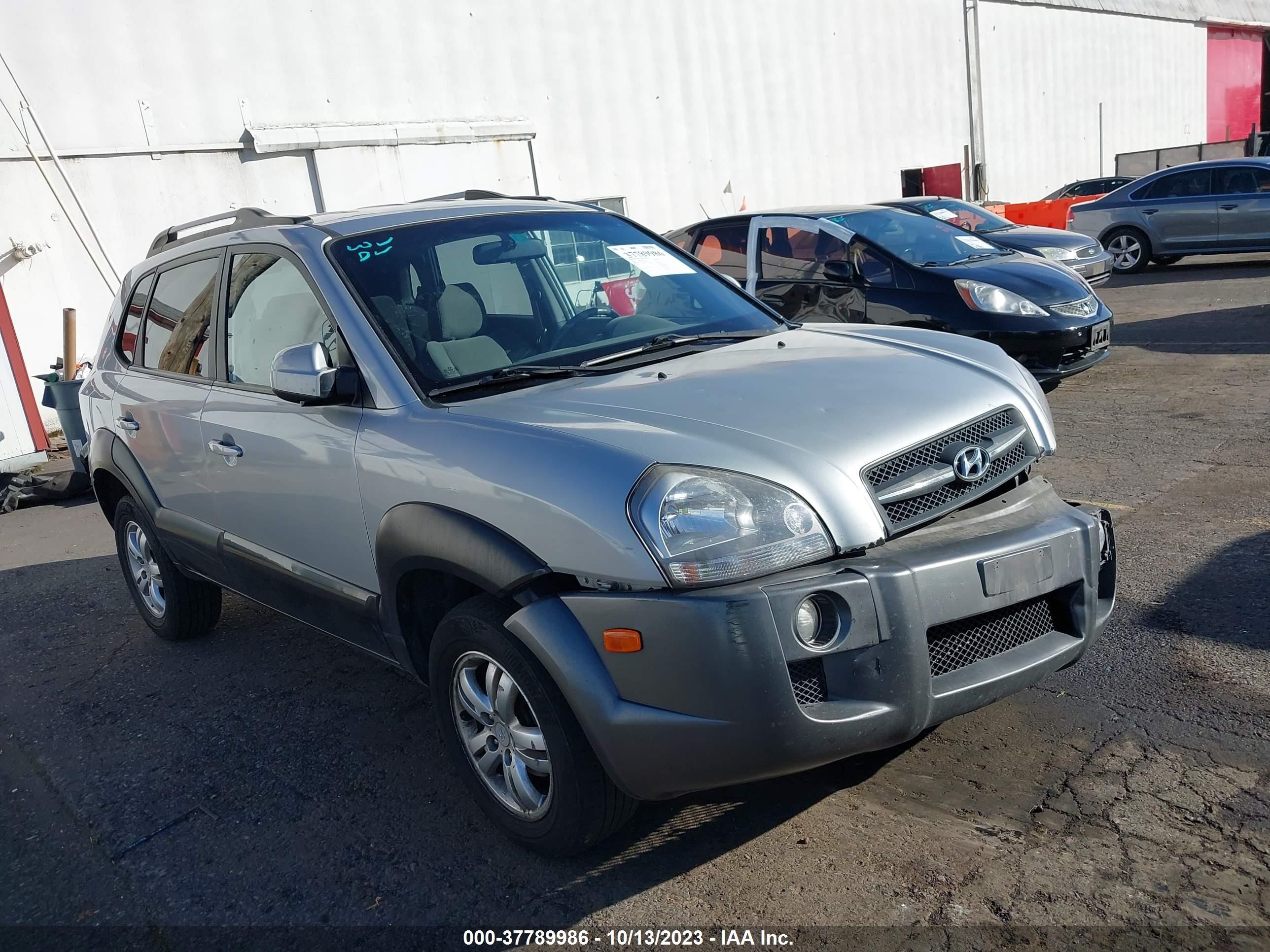 HYUNDAI TUCSON 2007 km8jn72d27u636920