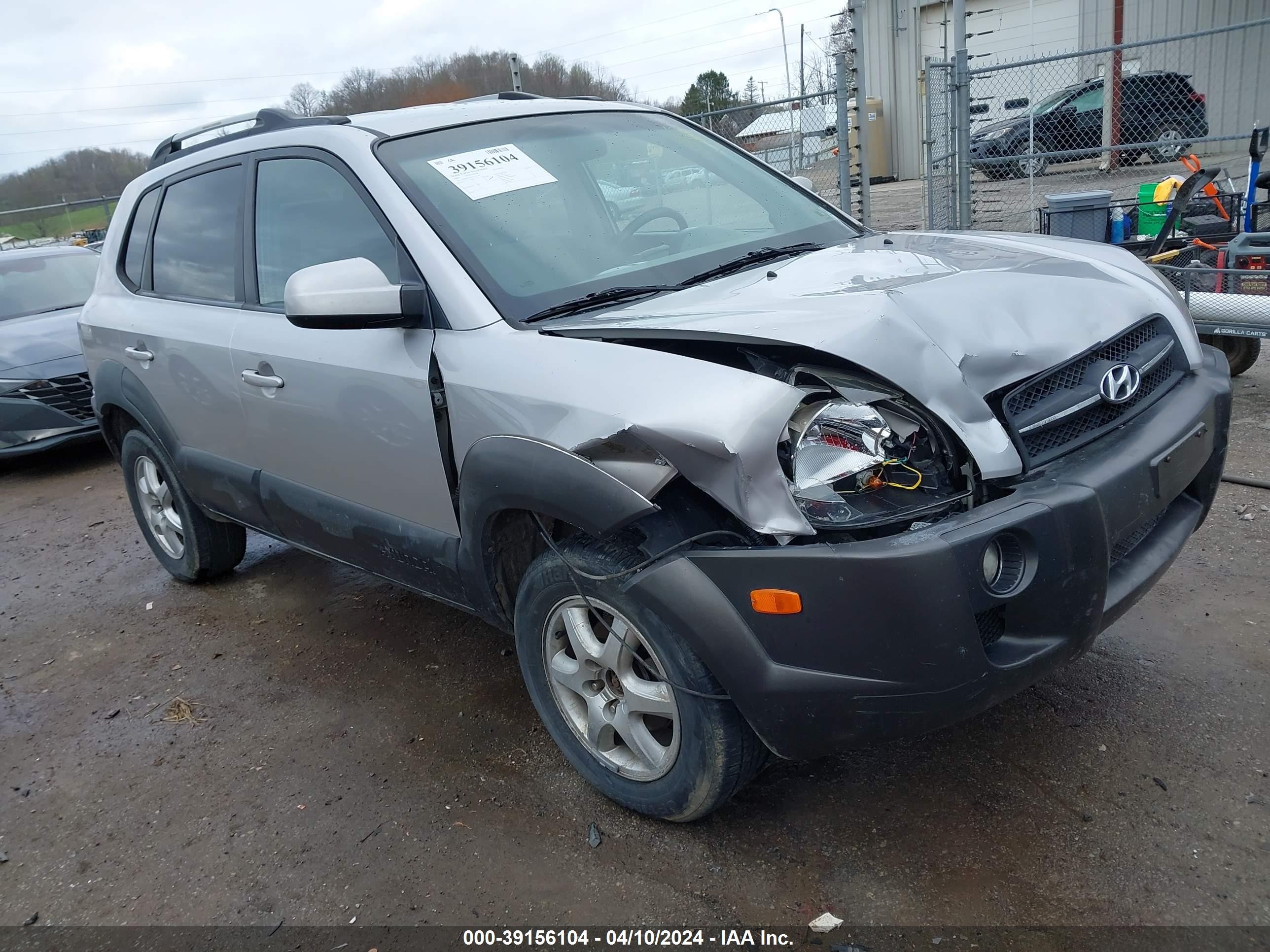 HYUNDAI TUCSON 2005 km8jn72d55u135291