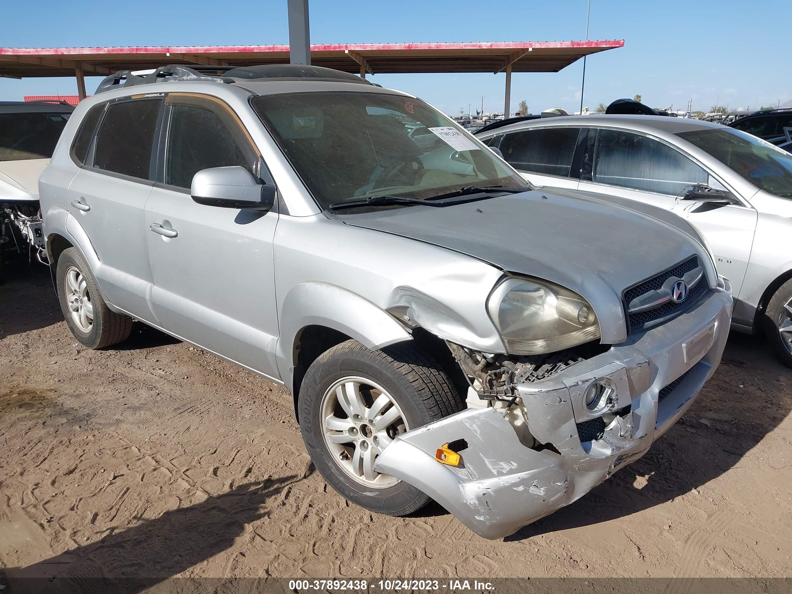 HYUNDAI TUCSON 2007 km8jn72d57u637205