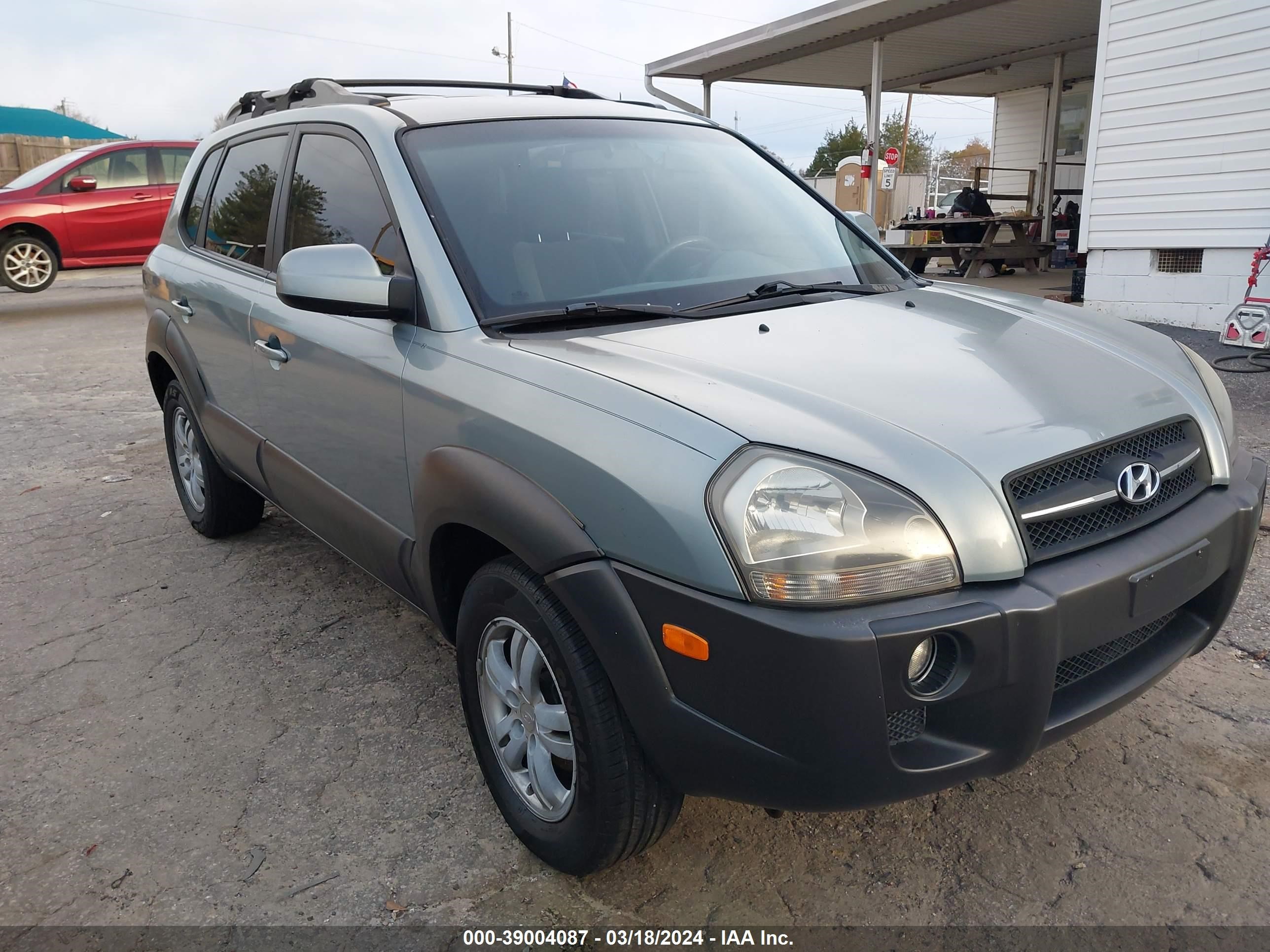 HYUNDAI TUCSON 2007 km8jn72d77u620647