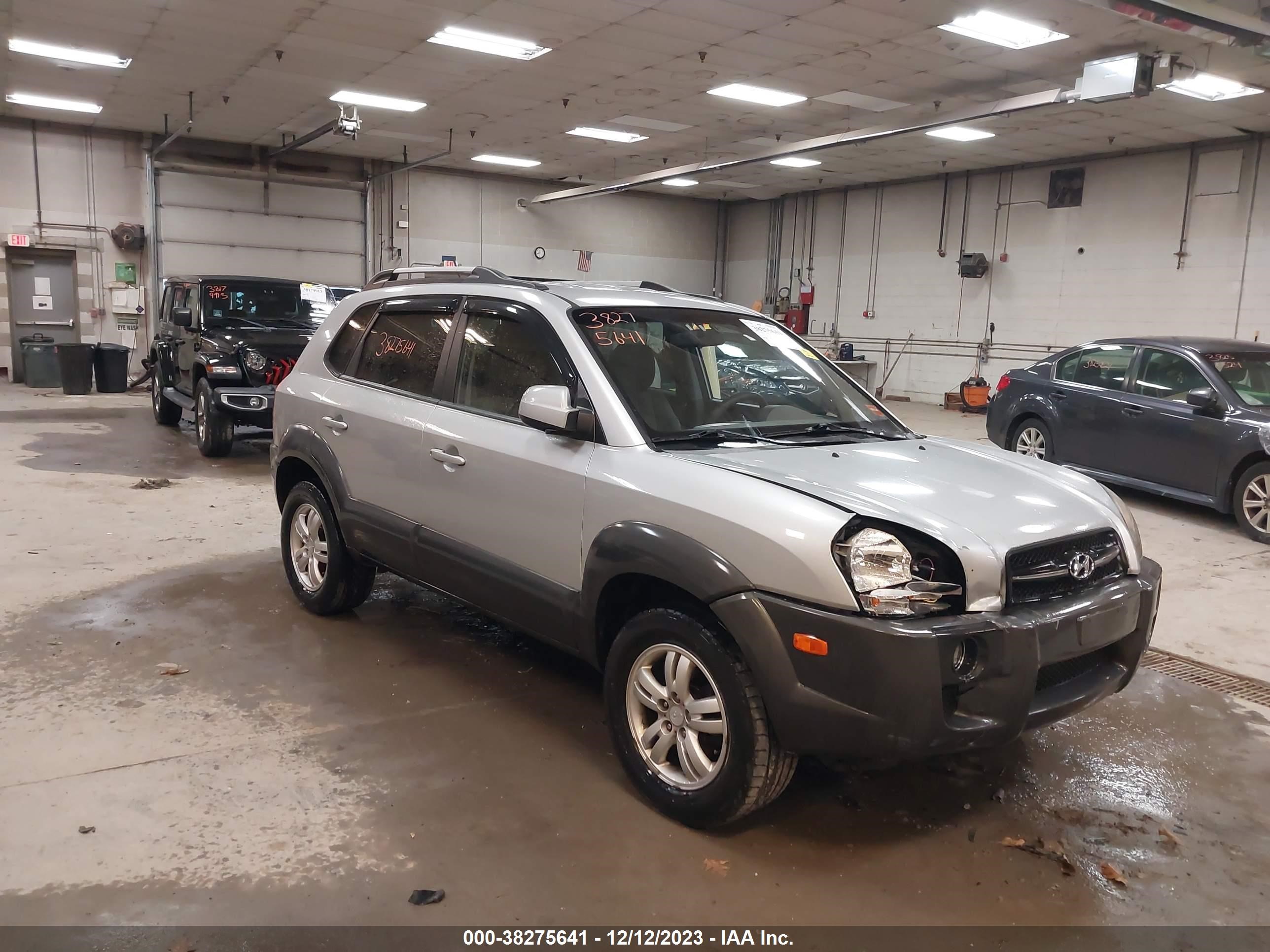 HYUNDAI TUCSON 2008 km8jn72d78u757489