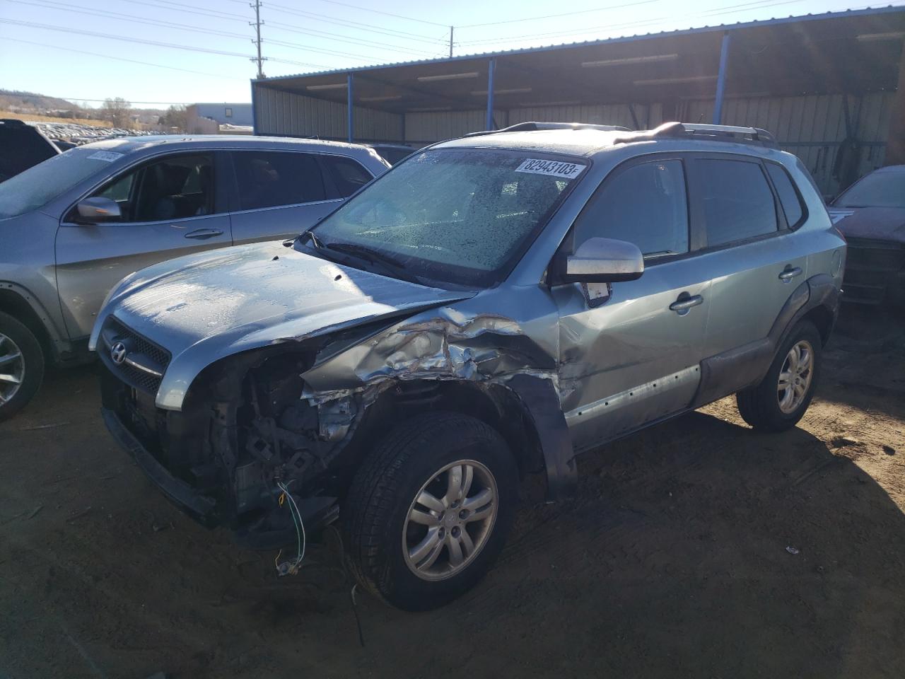 HYUNDAI TUCSON 2008 km8jn72d88u850280