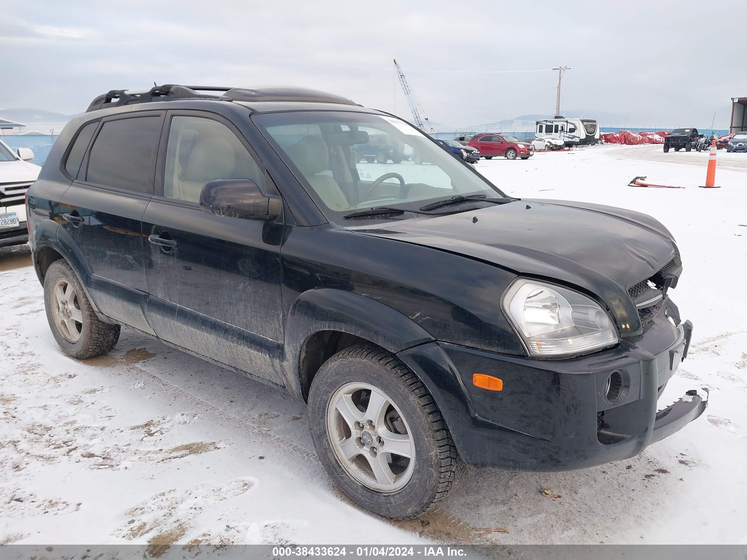 HYUNDAI TUCSON 2008 km8jn72d88u918674