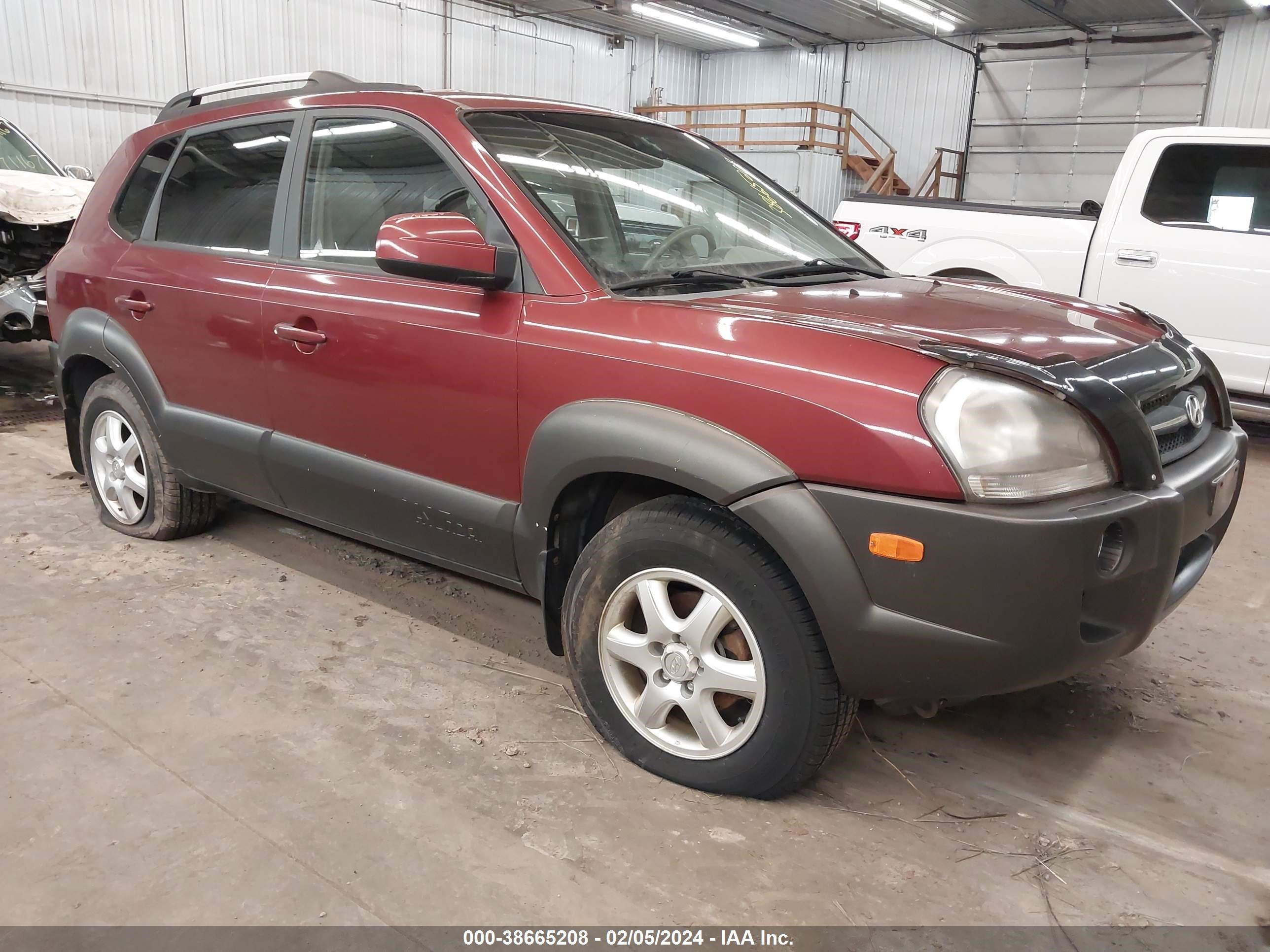 HYUNDAI TUCSON 2005 km8jn72d95u111205