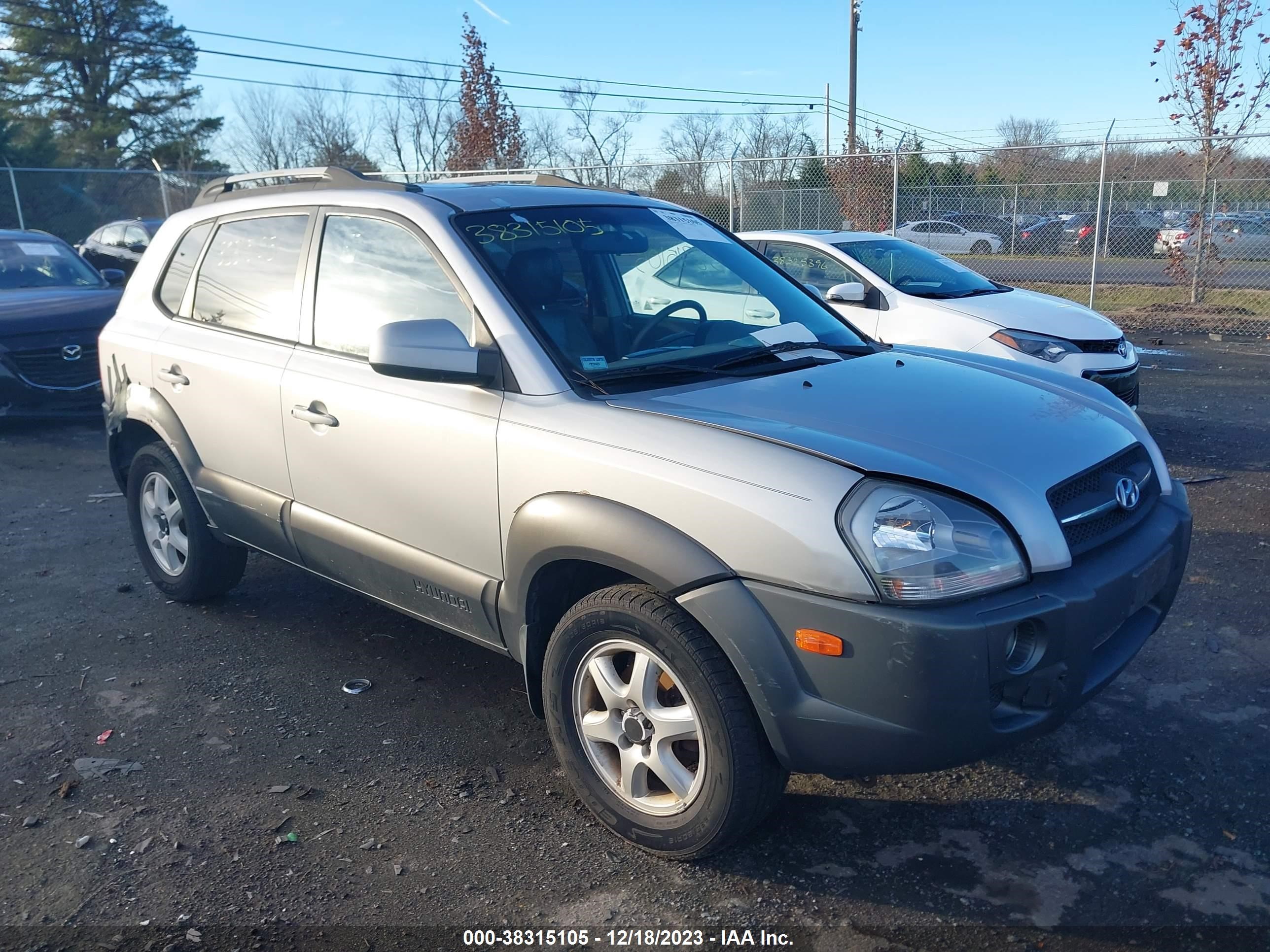 HYUNDAI TUCSON 2005 km8jn72d95u209991