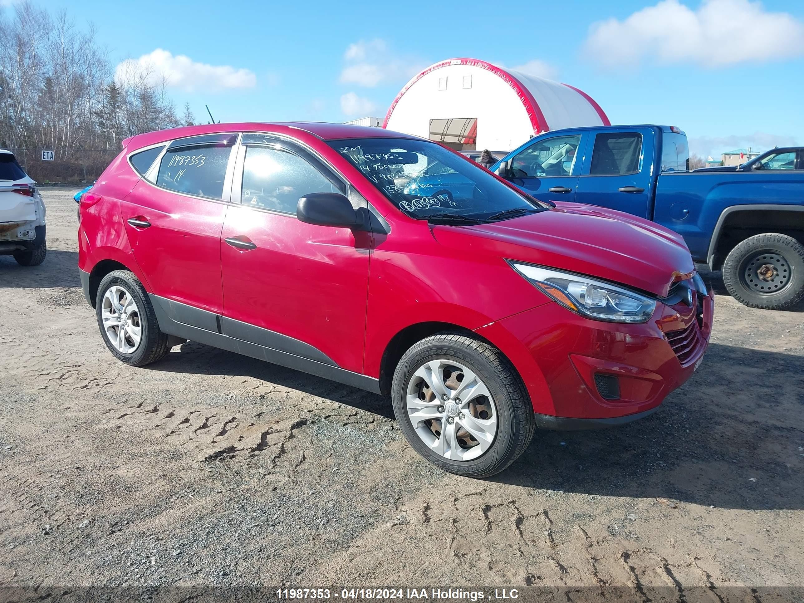 HYUNDAI TUCSON 2014 km8jt3af3eu903397