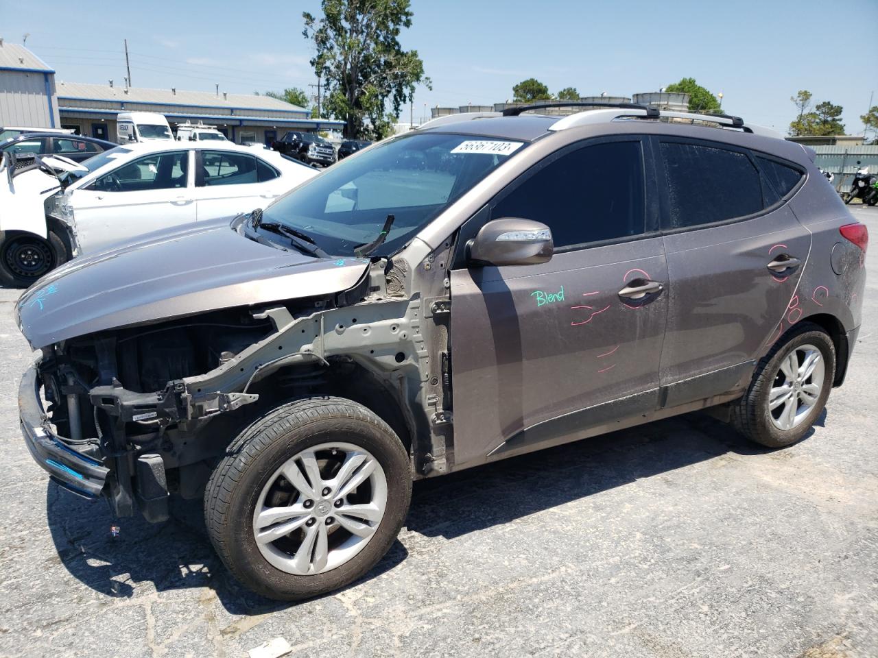 HYUNDAI TUCSON 2013 km8ju3ac2du661770