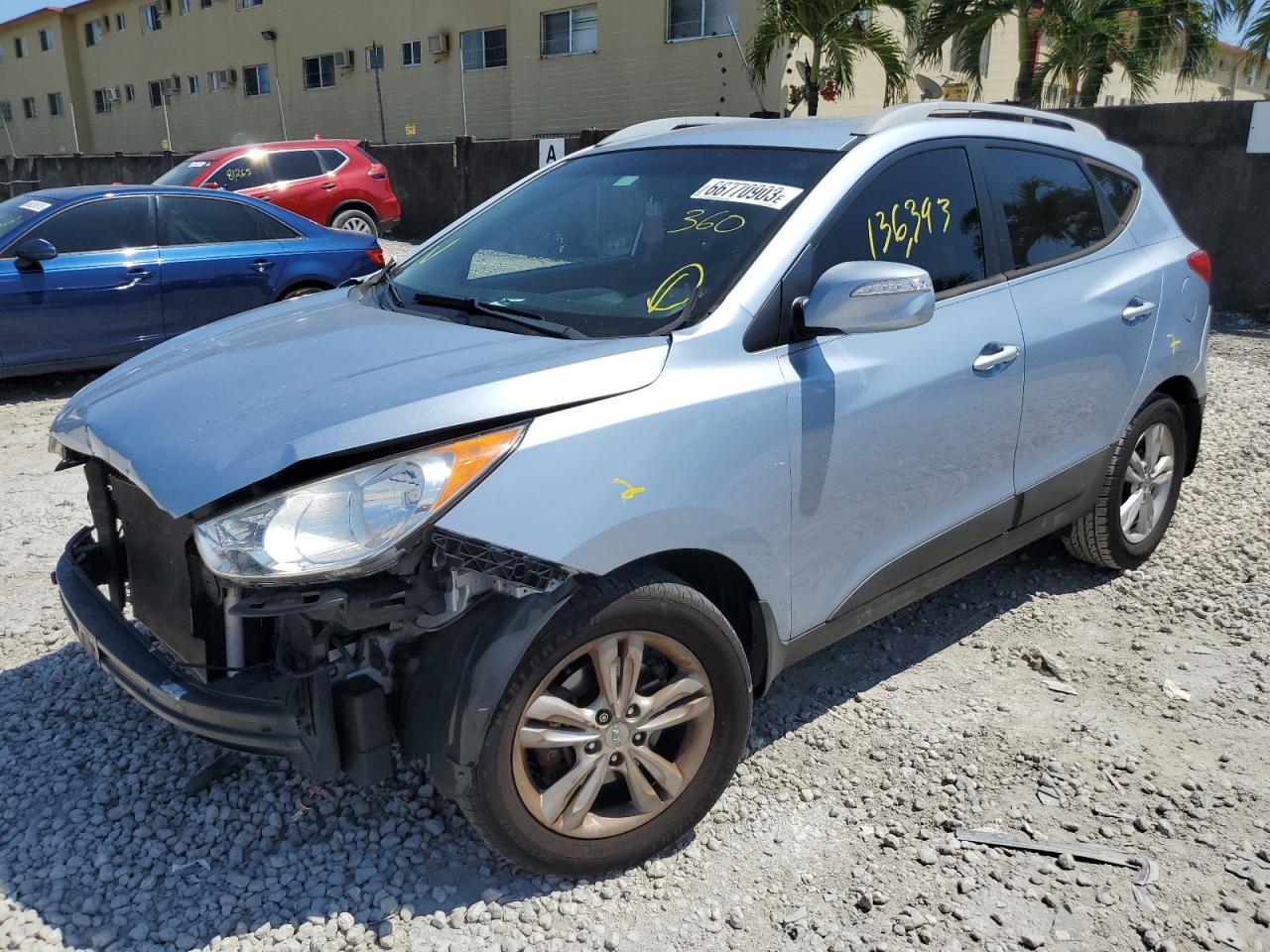 HYUNDAI TUCSON 2013 km8ju3ac4du549794