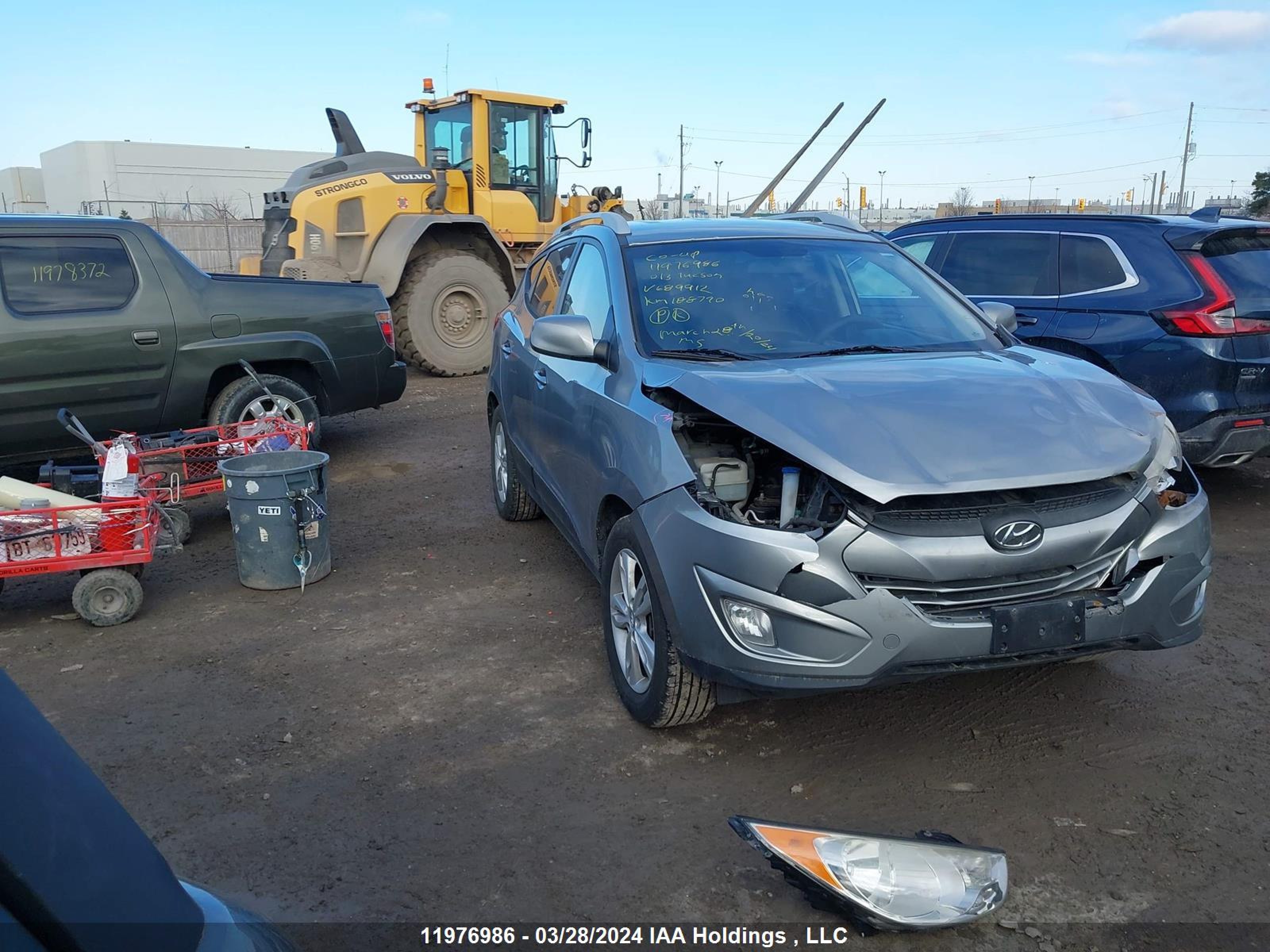 HYUNDAI TUCSON 2013 km8ju3ac4du689912