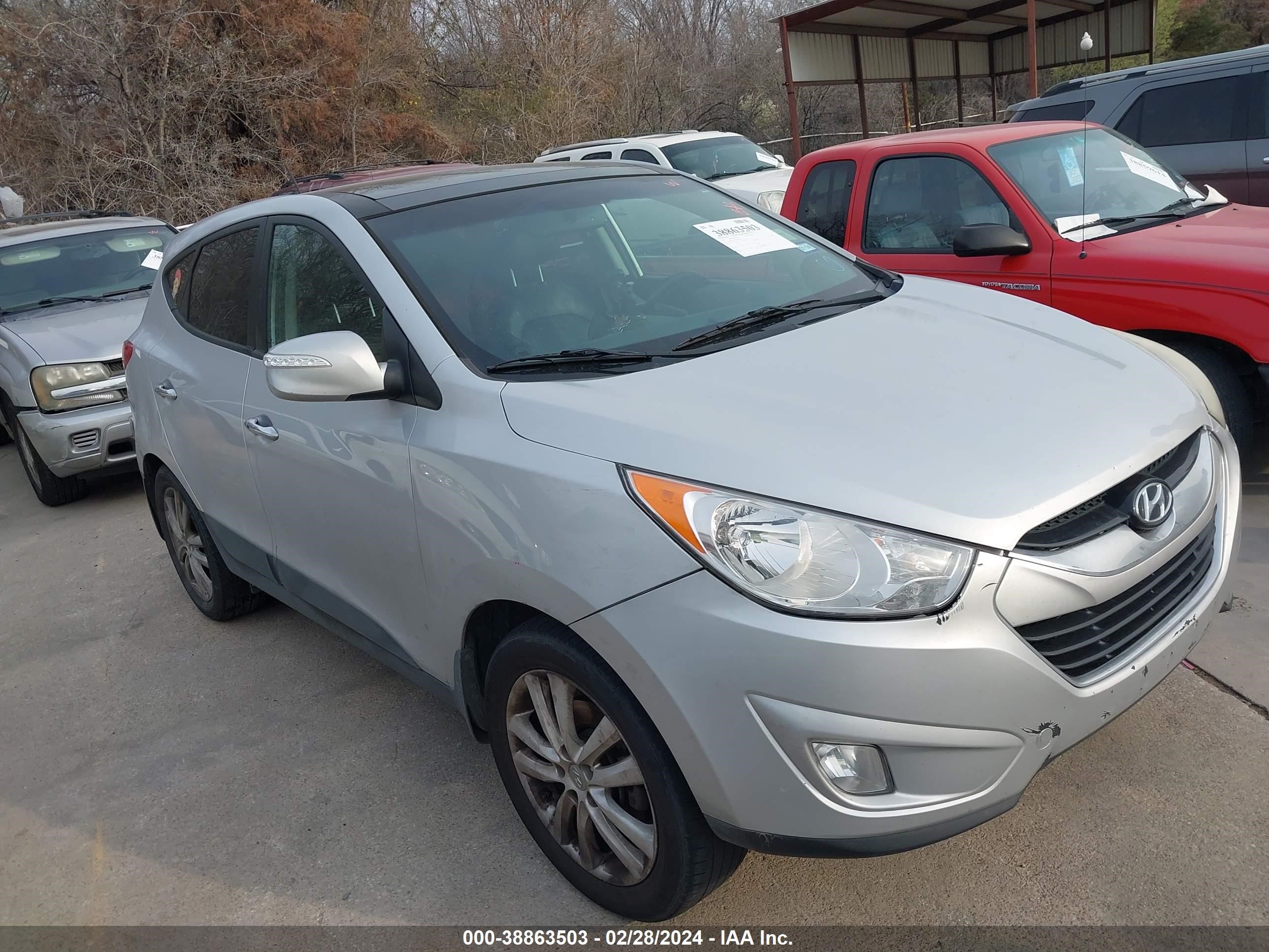 HYUNDAI TUCSON 2013 km8ju3ac7du566198