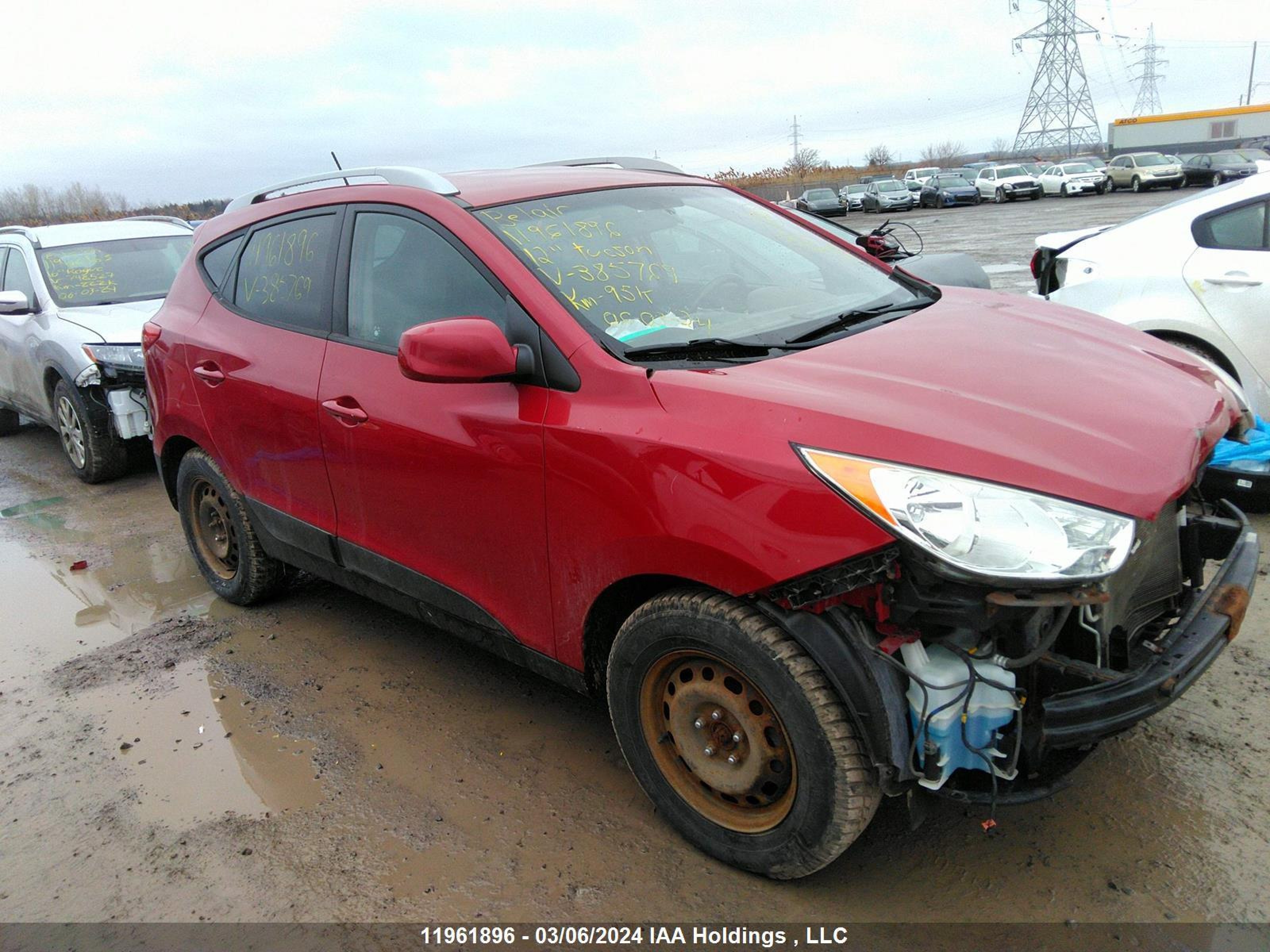 HYUNDAI TUCSON 2012 km8ju3ac8cu385769