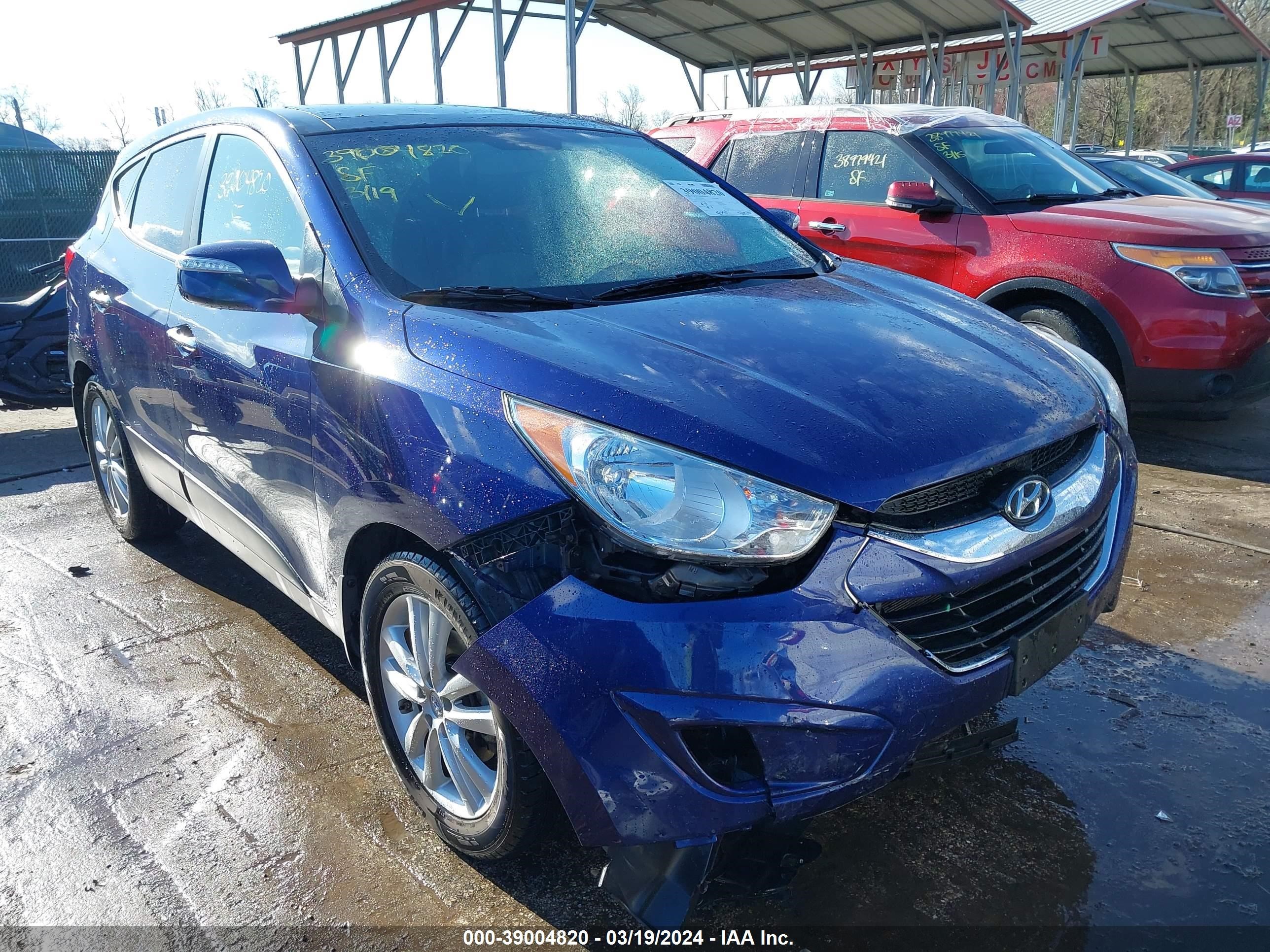 HYUNDAI TUCSON 2013 km8ju3ac8du595824