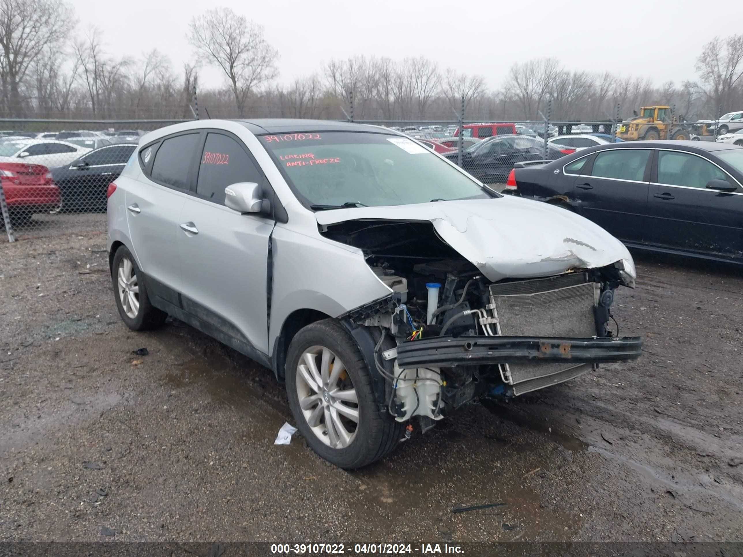 HYUNDAI TUCSON 2011 km8ju3ac9bu234955