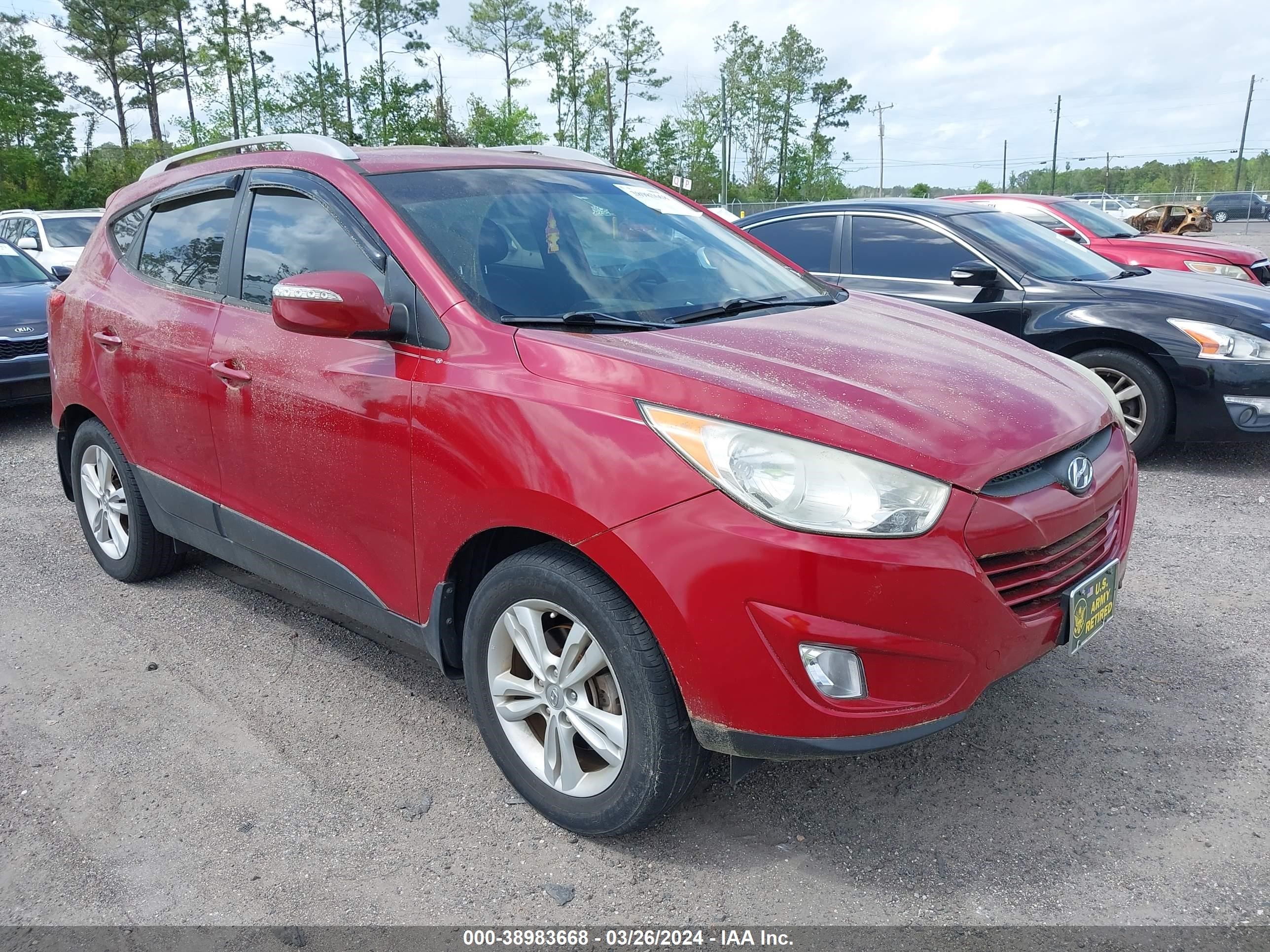 HYUNDAI TUCSON 2013 km8ju3acxdu593430