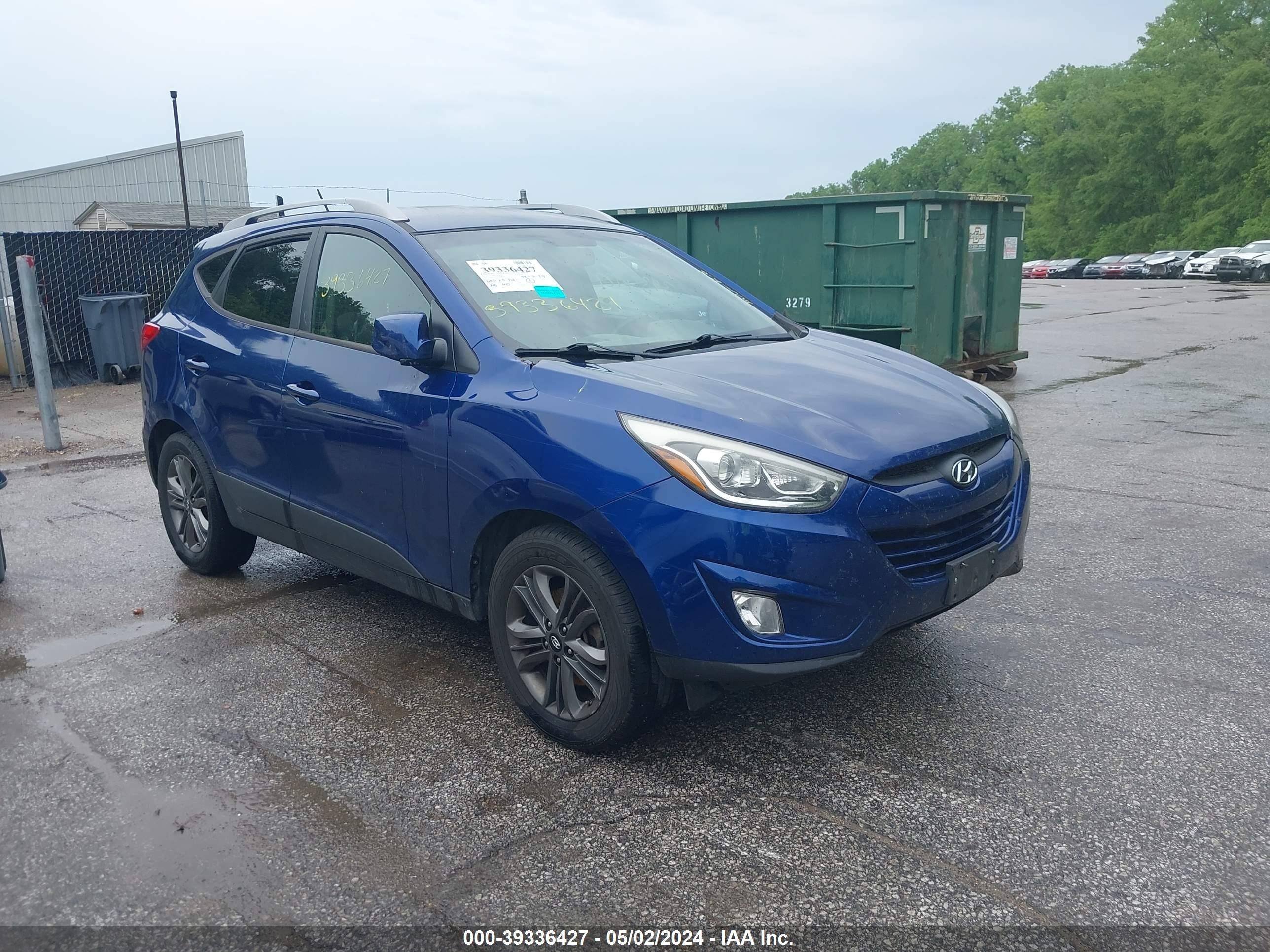 HYUNDAI TUCSON 2014 km8ju3ag0eu840667