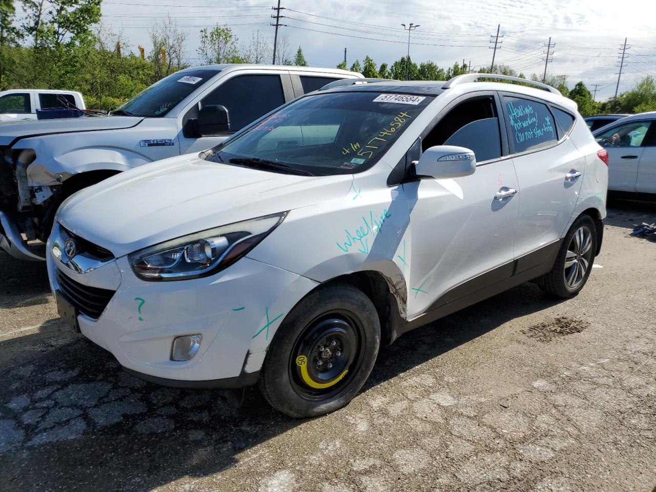 HYUNDAI TUCSON 2014 km8ju3ag1eu871877