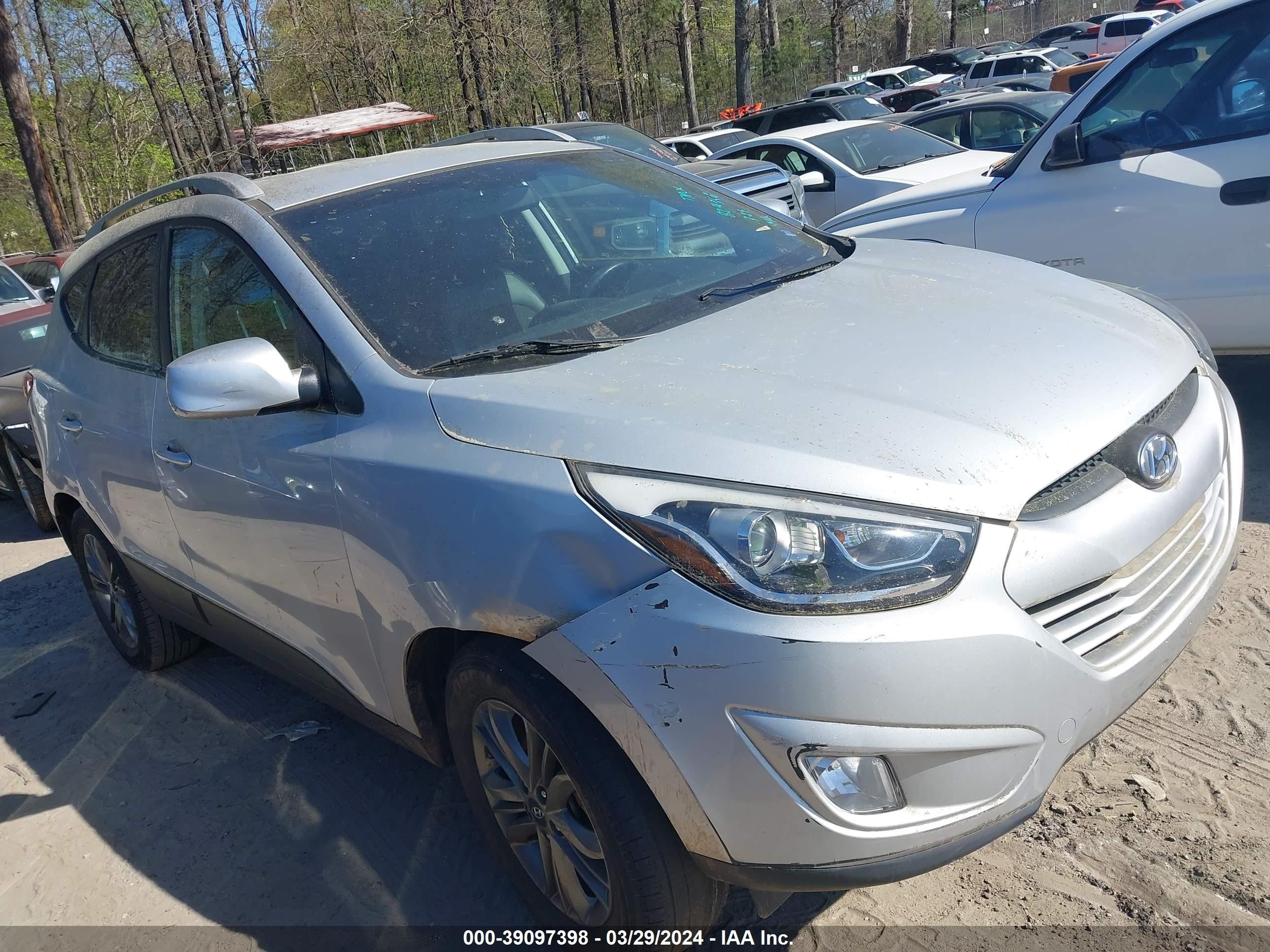 HYUNDAI TUCSON 2014 km8ju3ag7eu824398