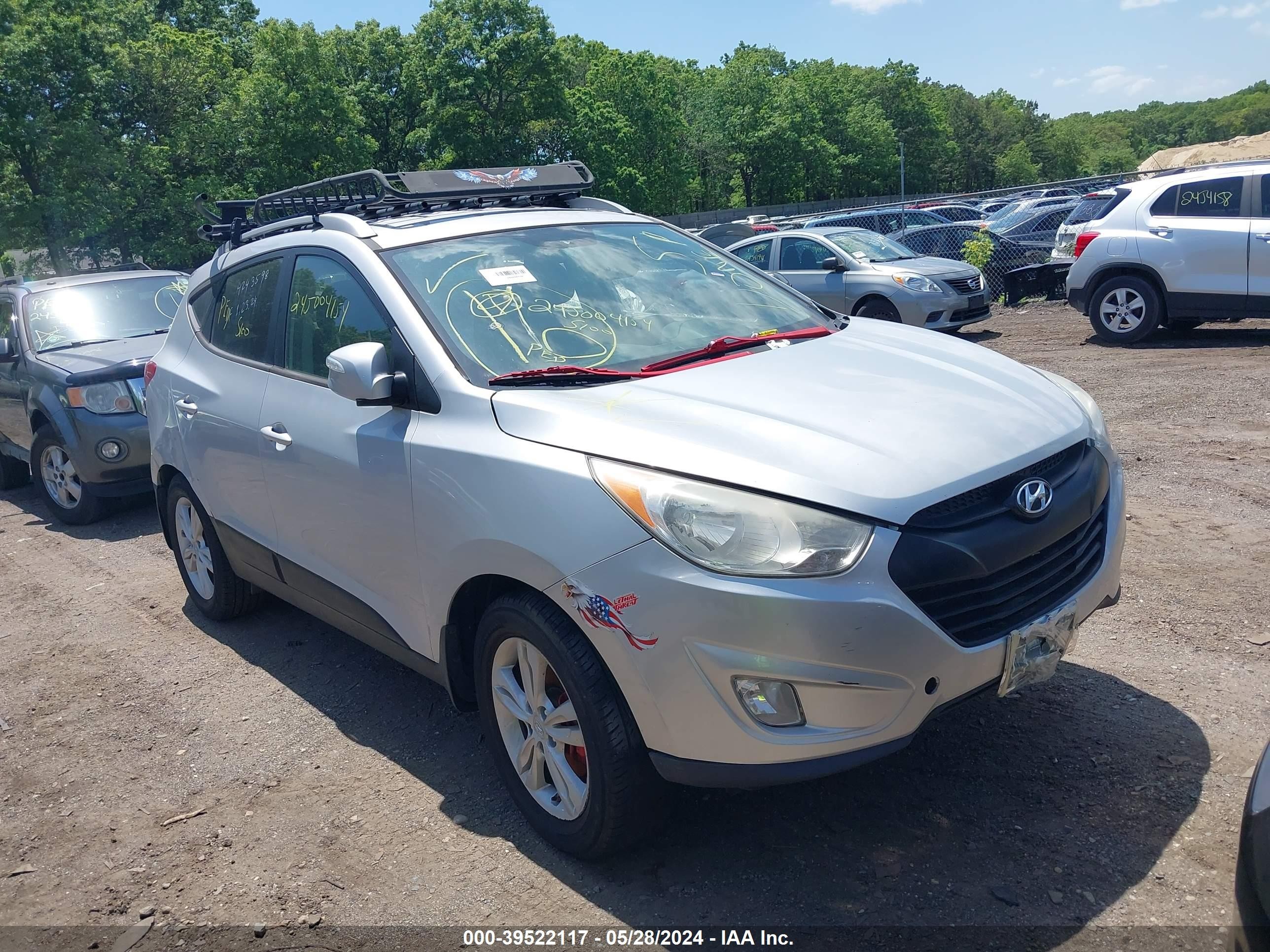 HYUNDAI TUCSON 2013 km8jucac3du737660