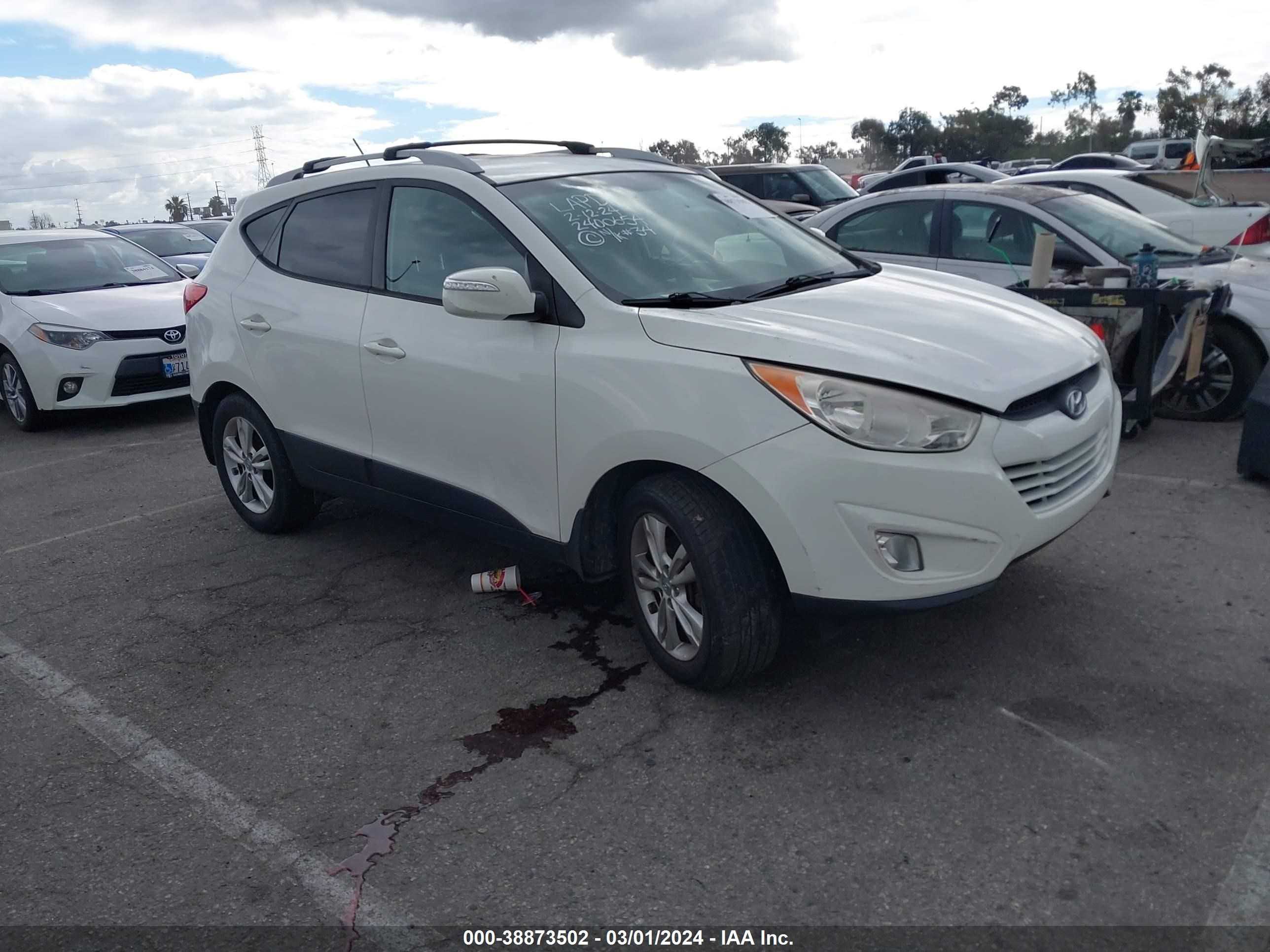 HYUNDAI TUCSON 2013 km8jucac6du693752