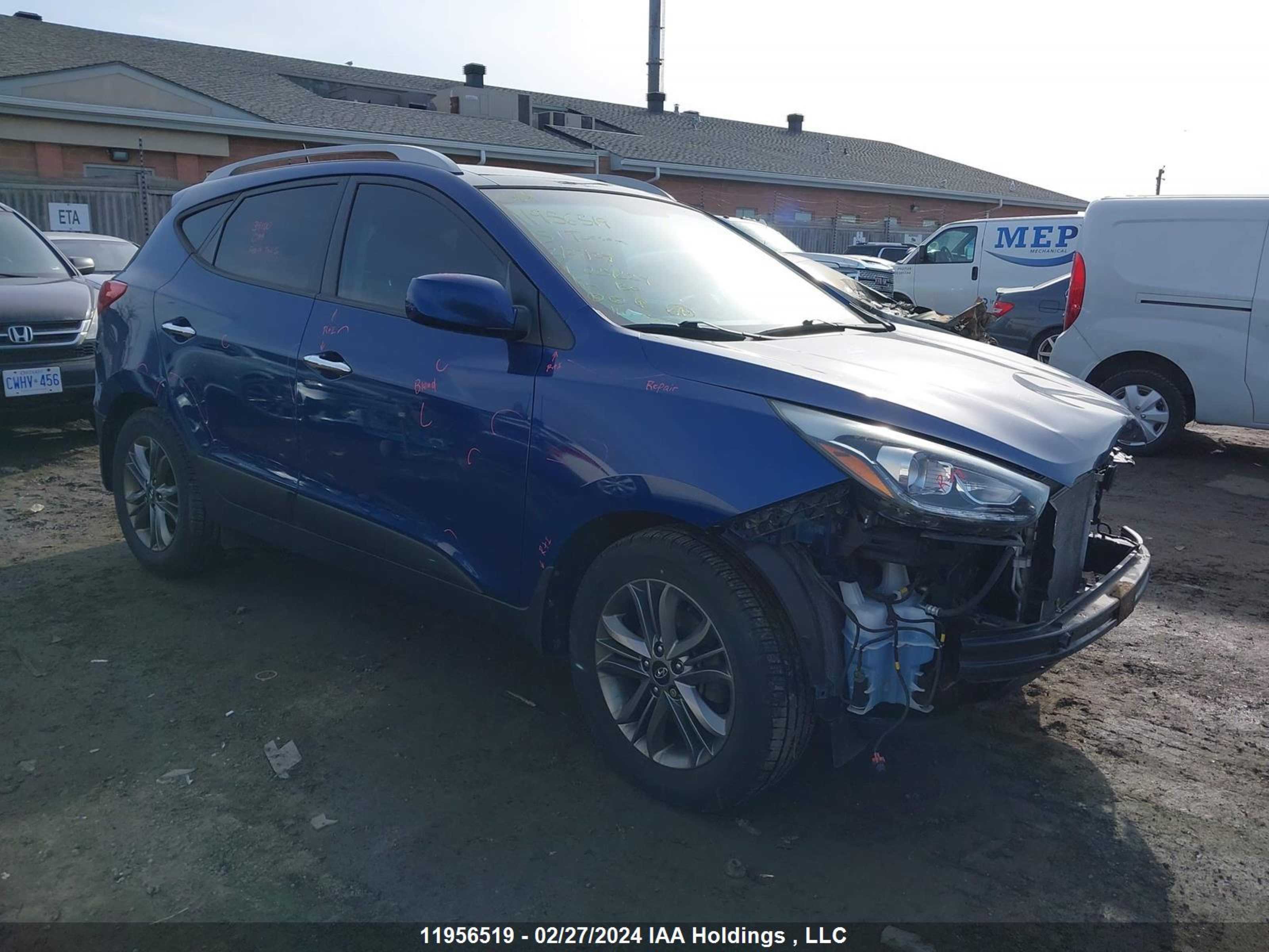 HYUNDAI TUCSON 2015 km8jucag4fu024224