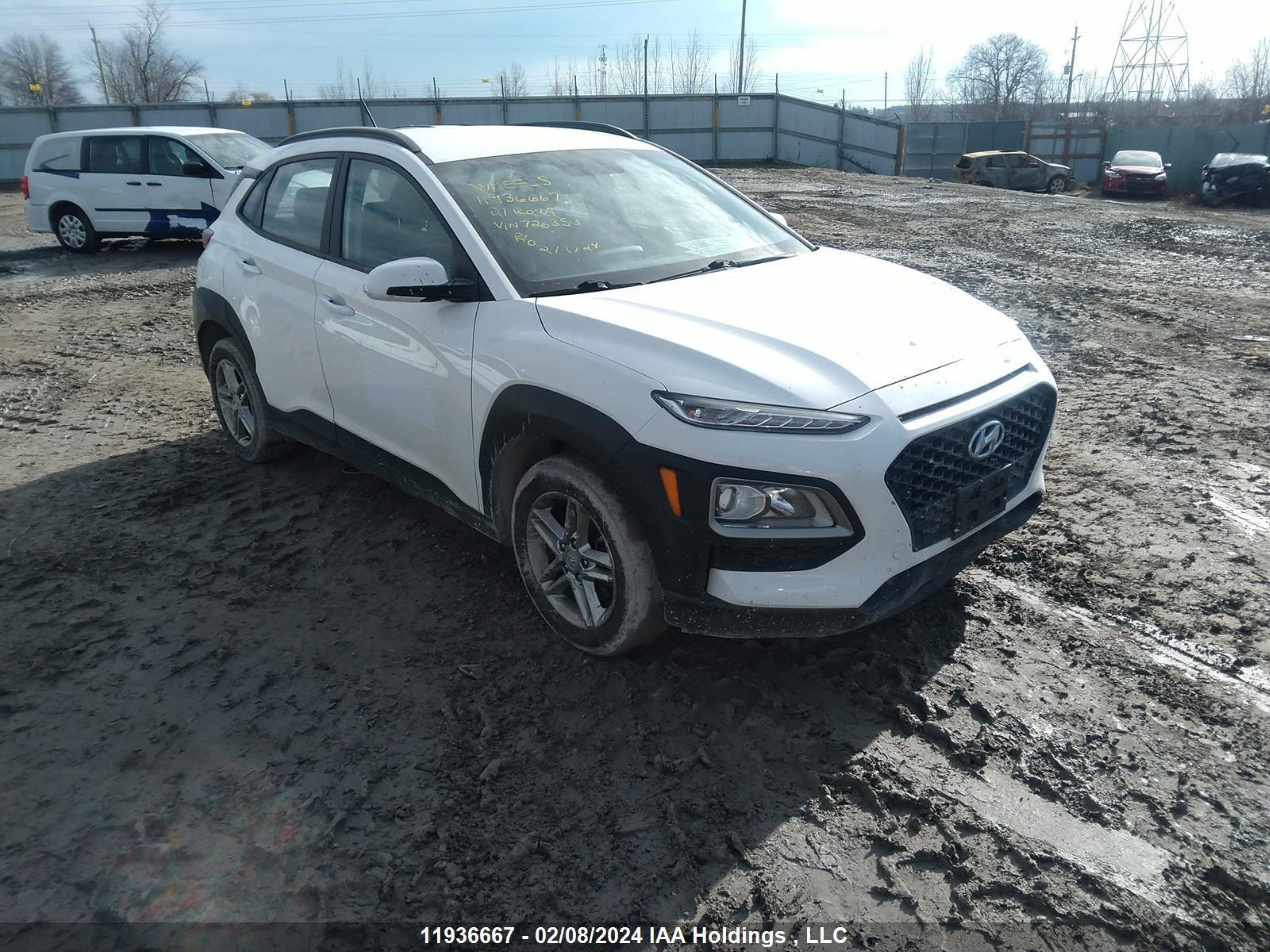 HYUNDAI KONA 2021 km8k1caa0mu726353