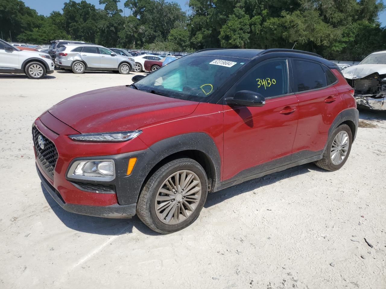 HYUNDAI KONA 2019 km8k22aa6ku354327