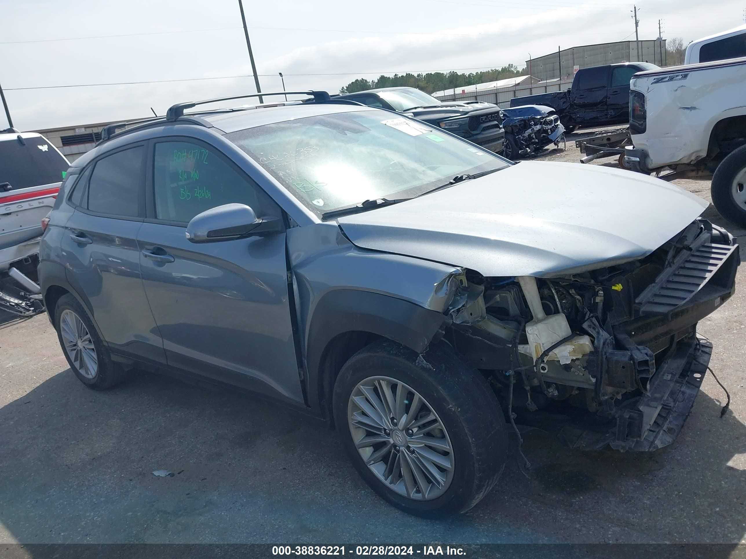 HYUNDAI KONA 2020 km8k22aa6lu494296