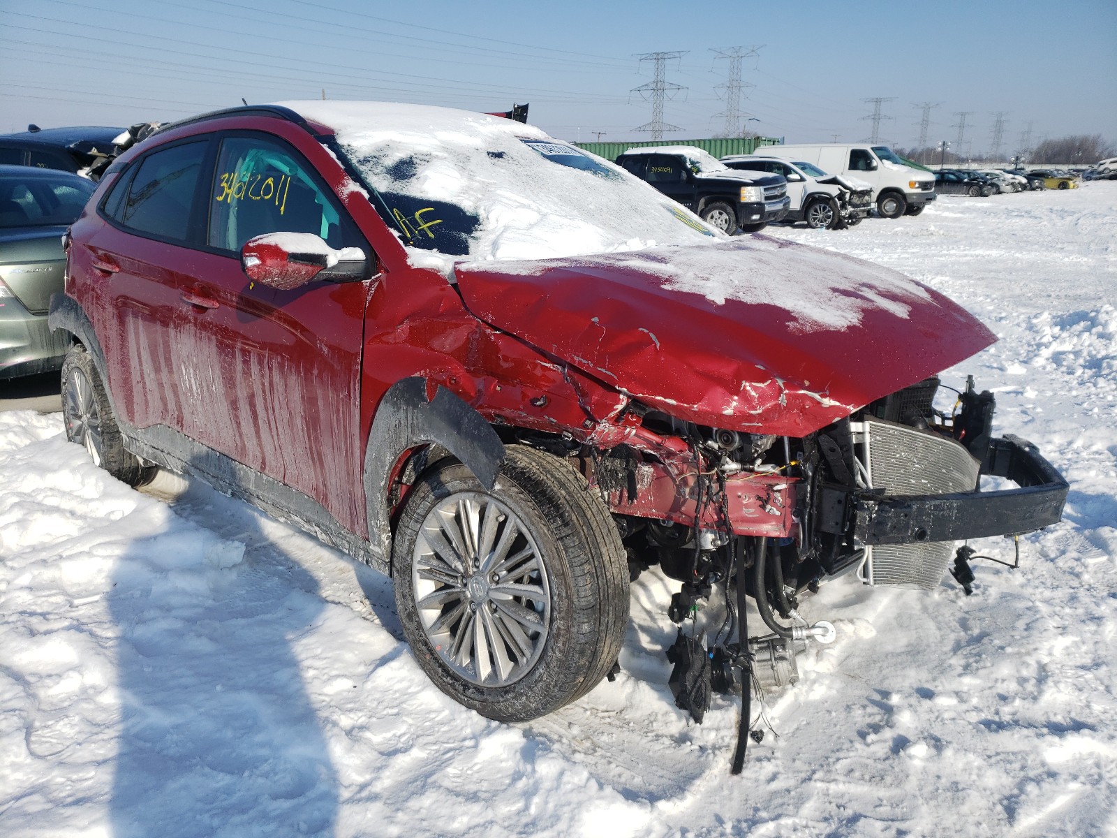 HYUNDAI KONA SEL 2021 km8k2caa3mu687030