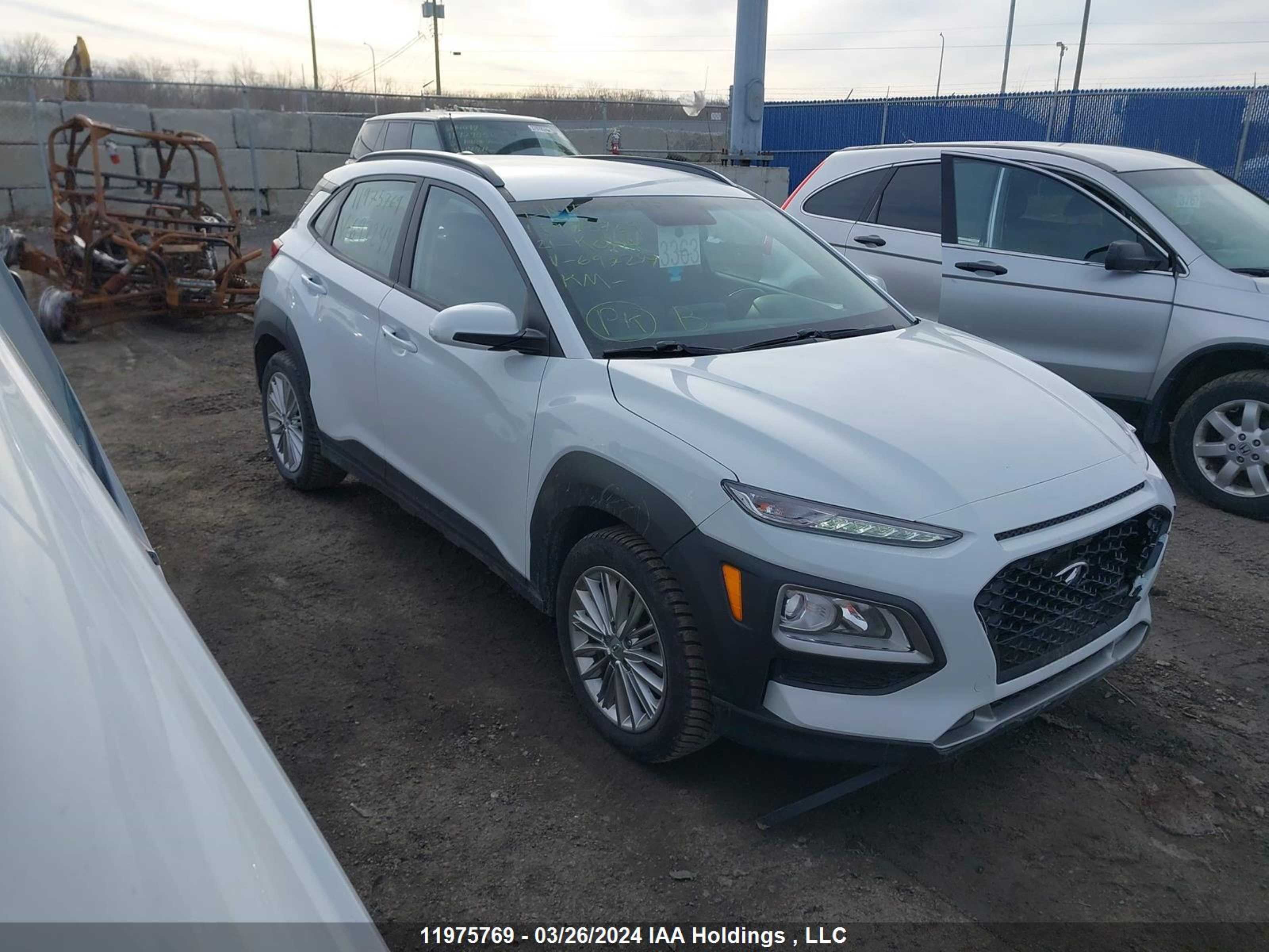 HYUNDAI KONA 2021 km8k2caa6mu697244