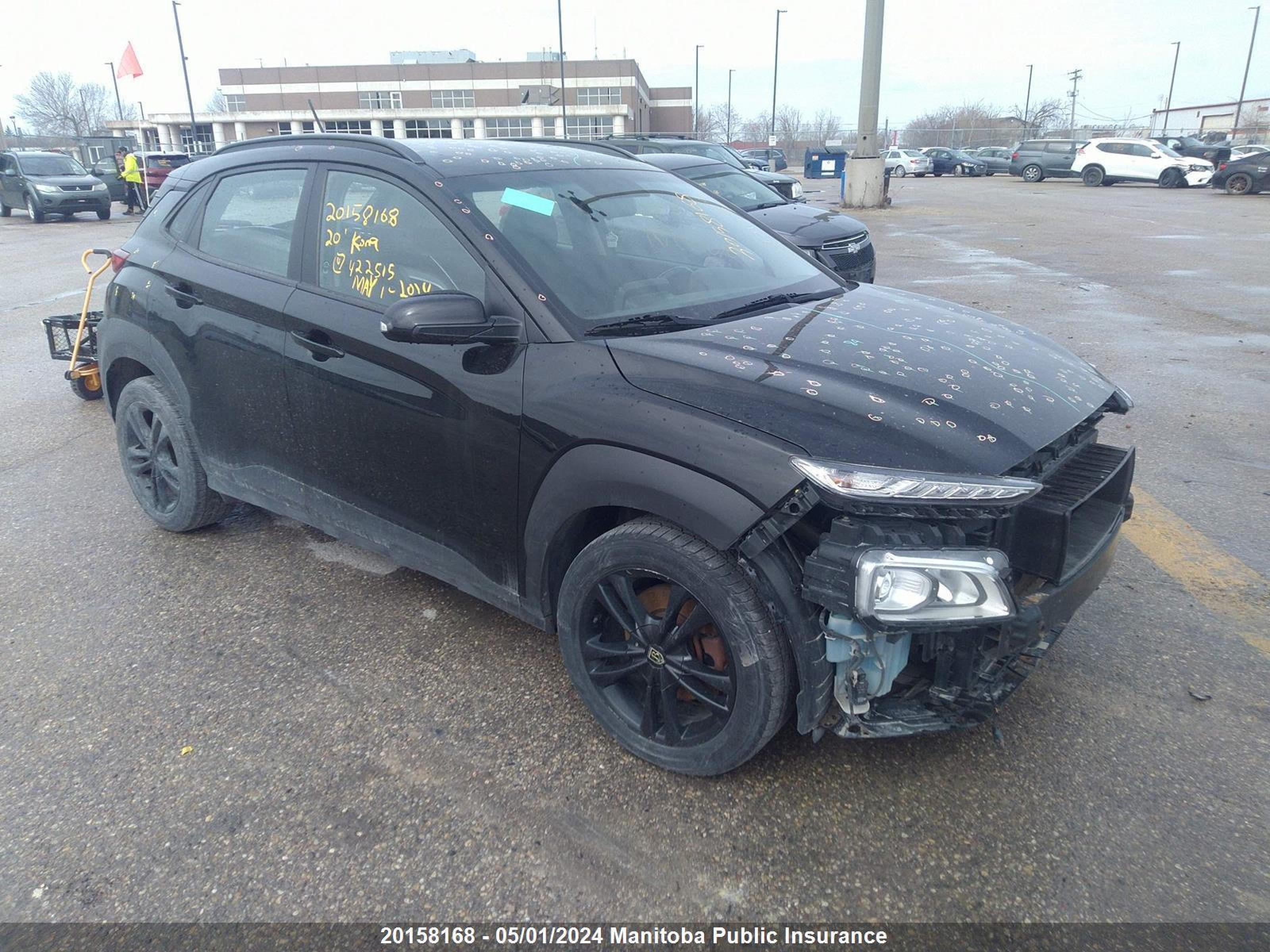 HYUNDAI KONA 2020 km8k2caa9lu422515