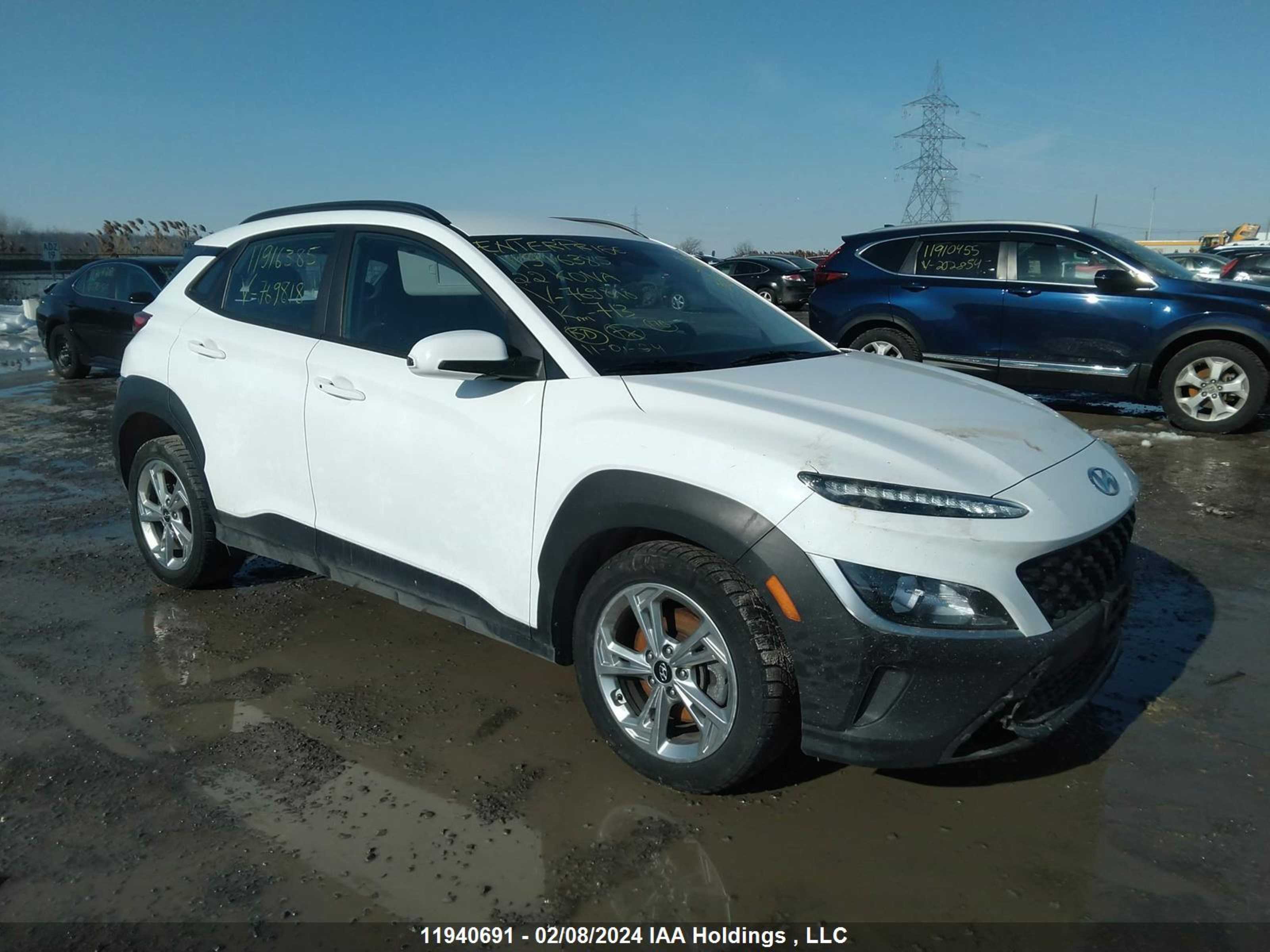 HYUNDAI KONA 2022 km8k2cab3nu769818