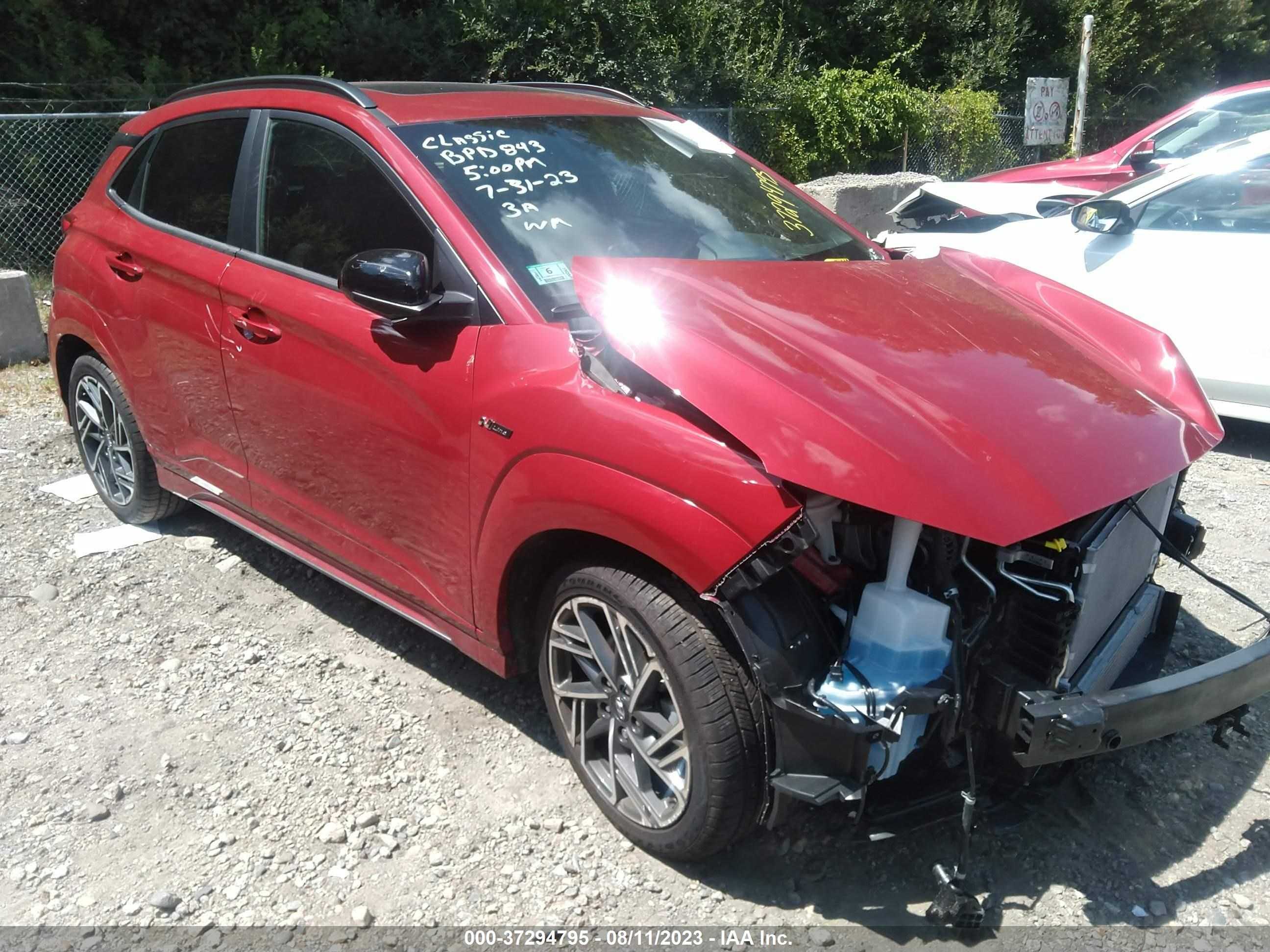 HYUNDAI KONA 2022 km8k3ca31nu867140