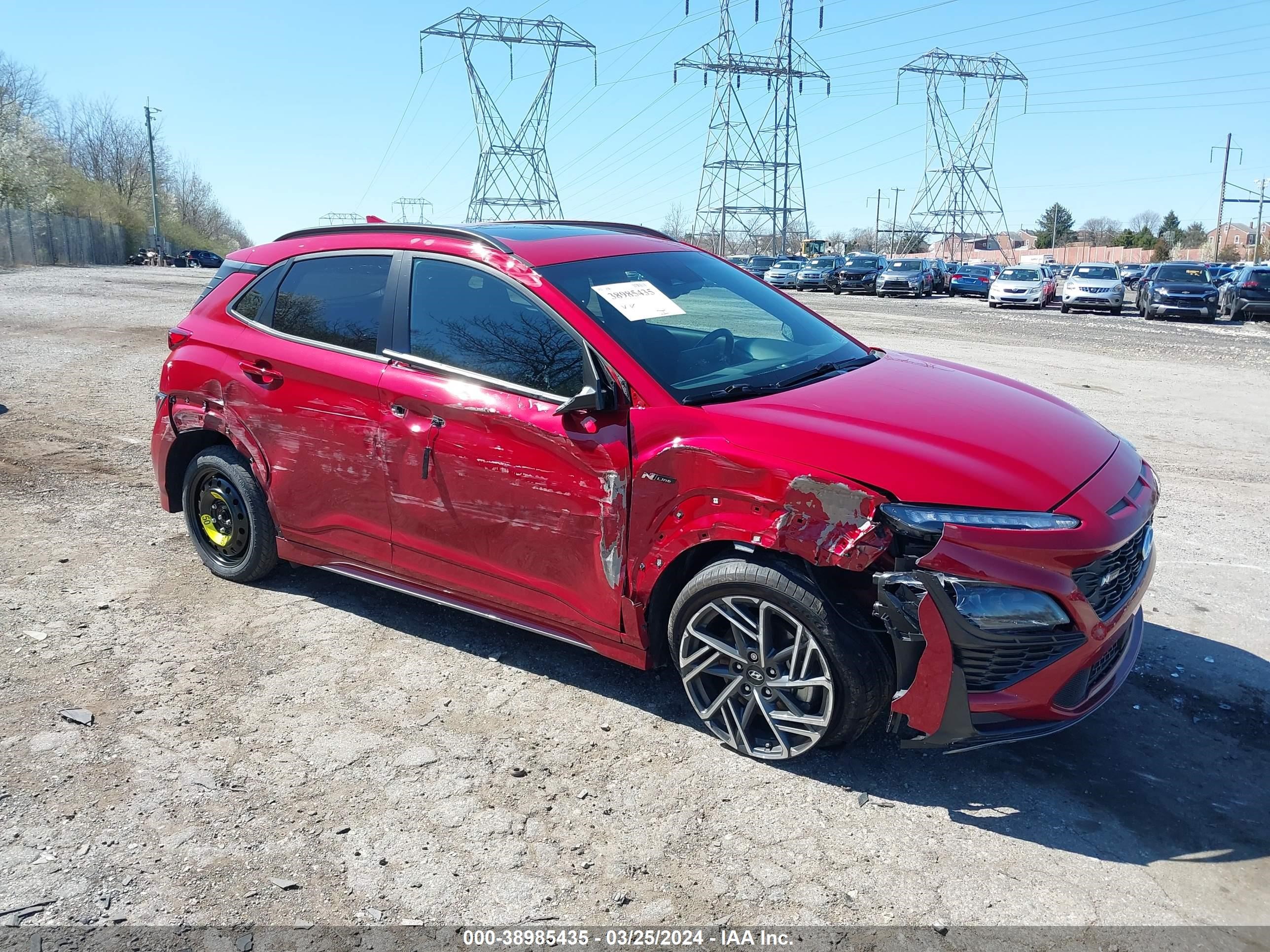 HYUNDAI KONA 2022 km8k3ca36nu787557