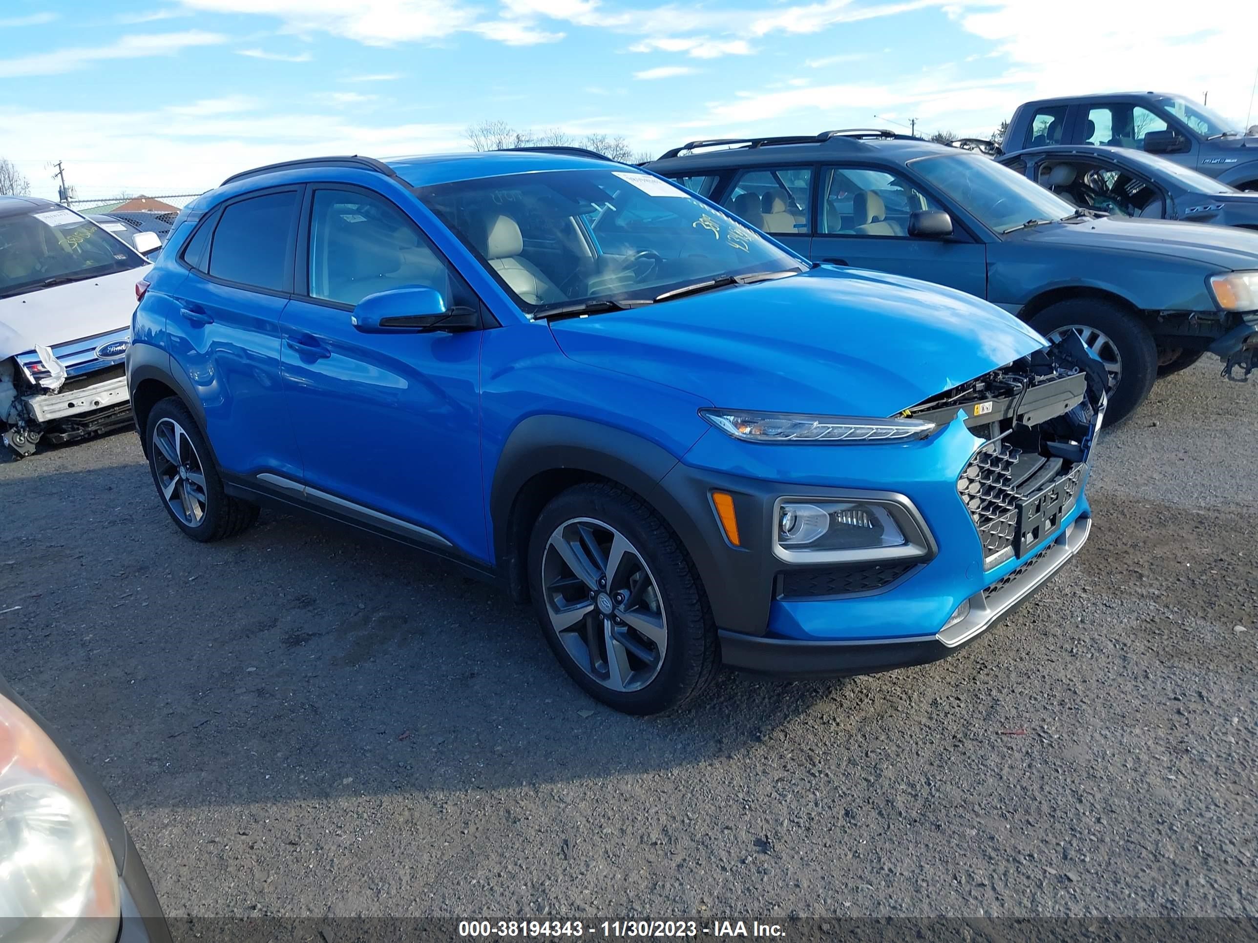 HYUNDAI KONA 2019 km8k3ca57ku224210