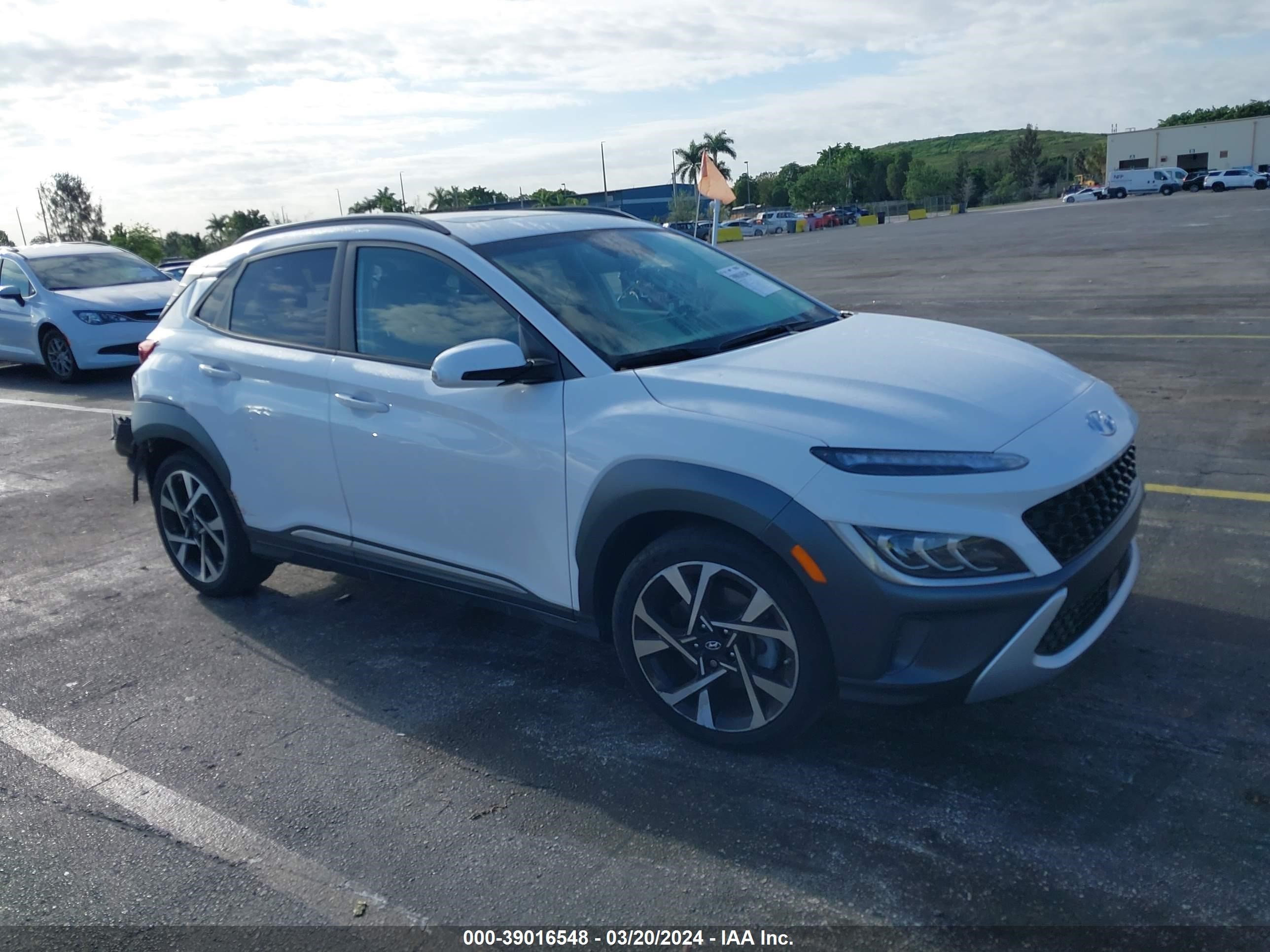 HYUNDAI KONA 2022 km8k53a30nu804282