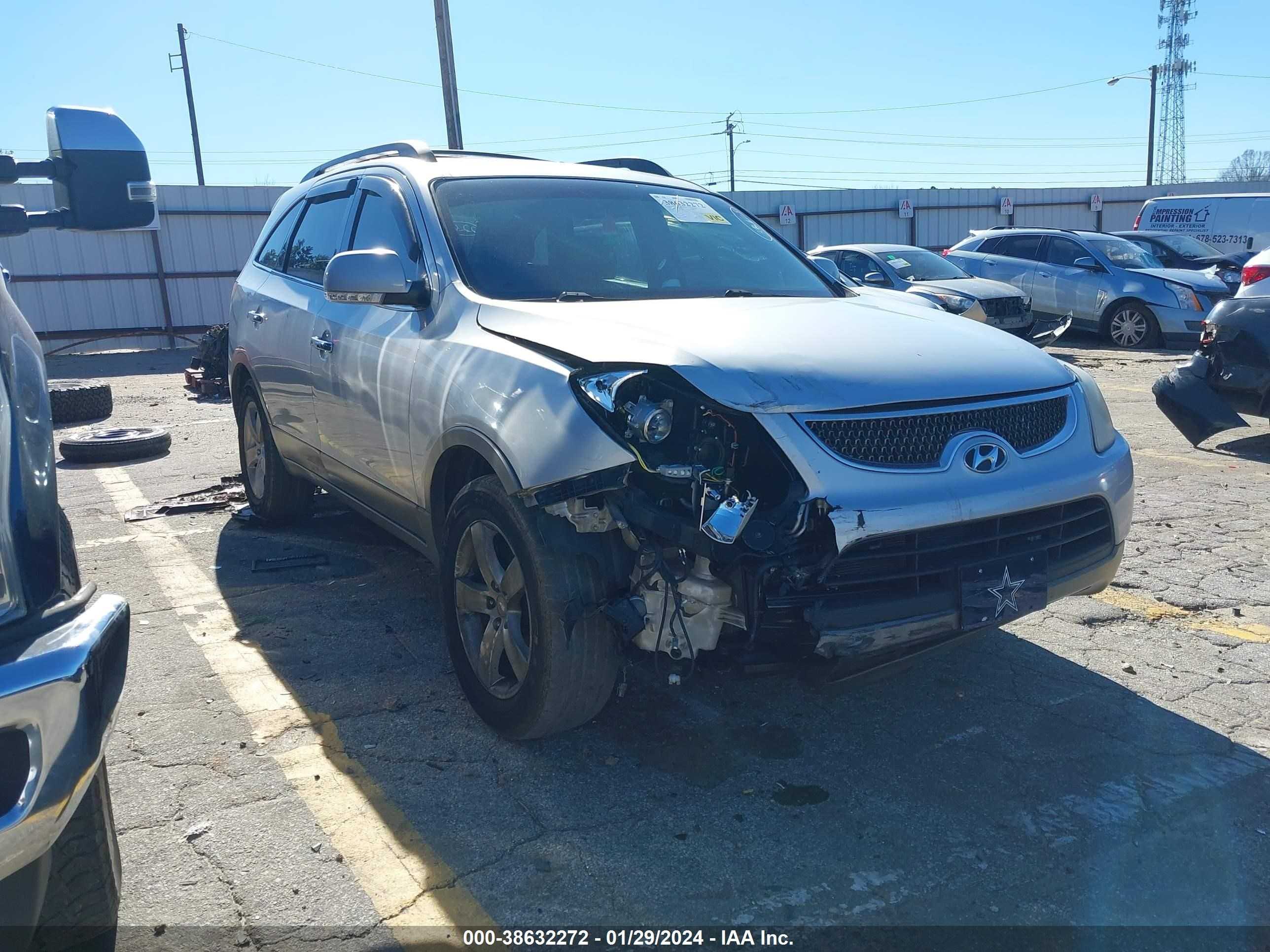 HYUNDAI VERACRUZ 2008 km8nu13c18u031344