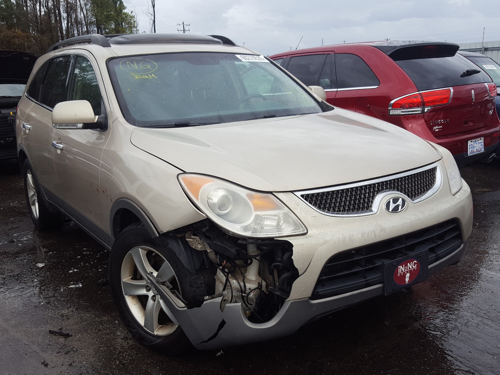 HYUNDAI VERACRUZ G 2008 km8nu13c28u040814