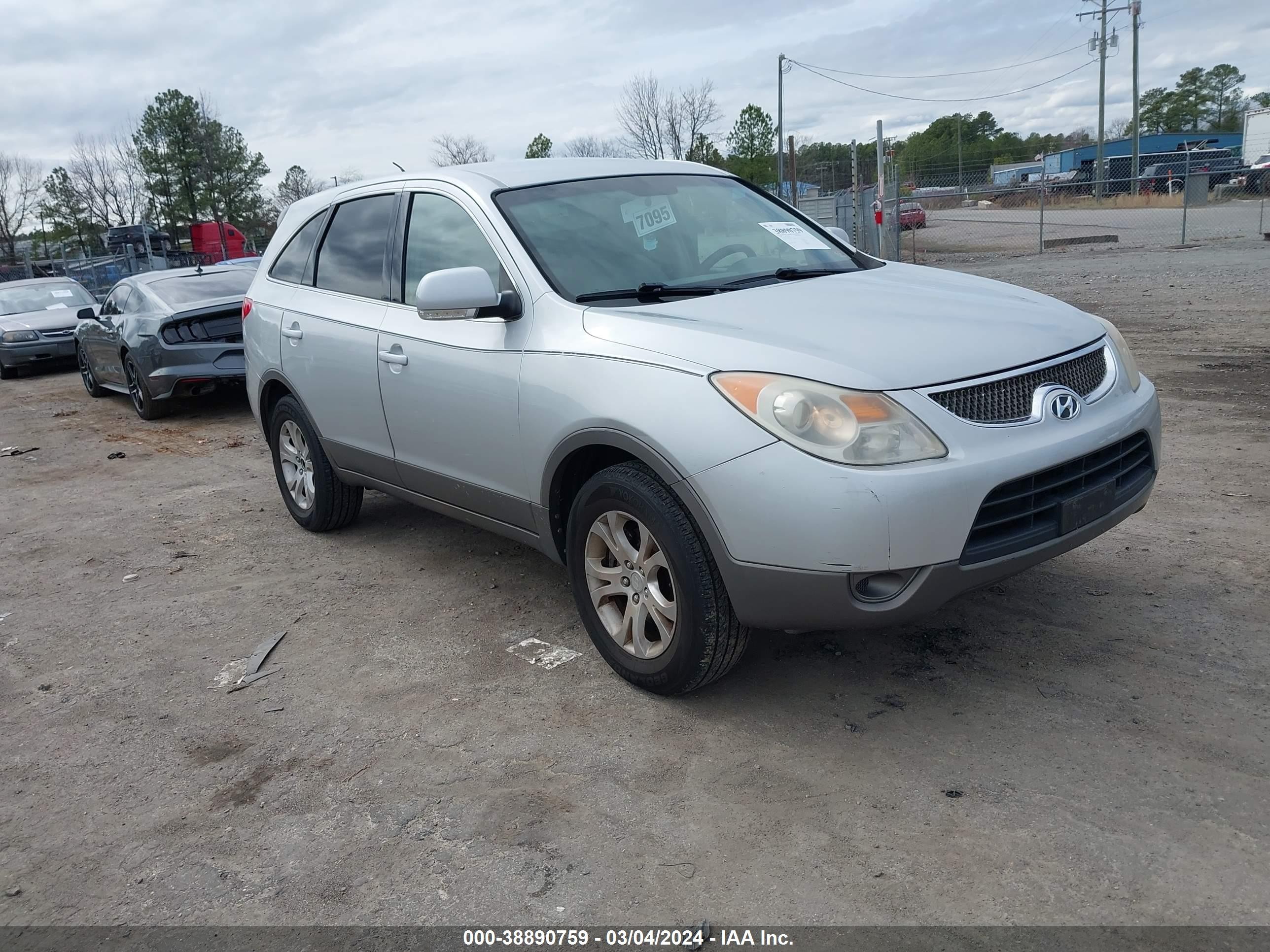 HYUNDAI VERACRUZ 2007 km8nu13c57u010513