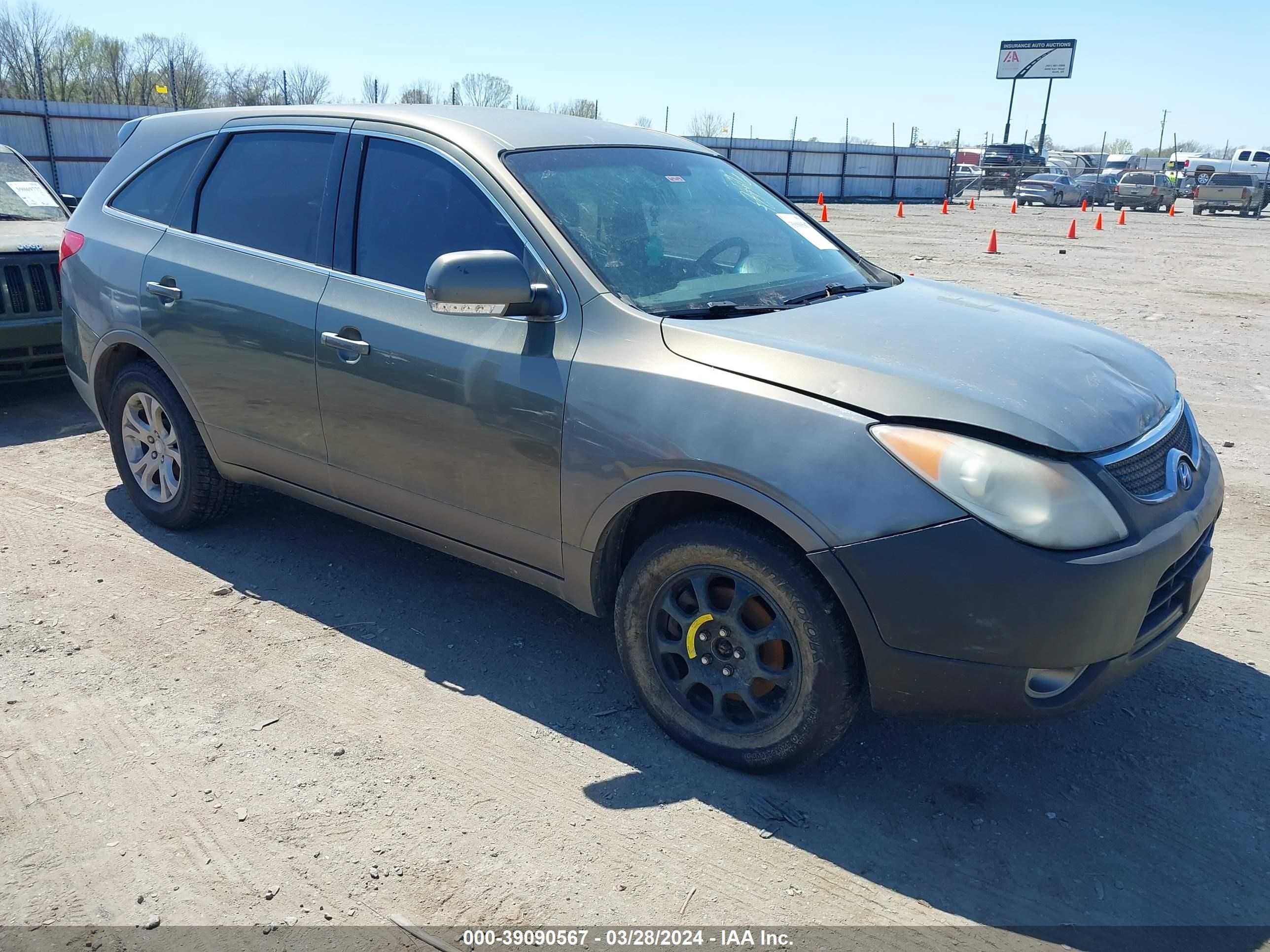 HYUNDAI VERACRUZ 2007 km8nu13c87u020243