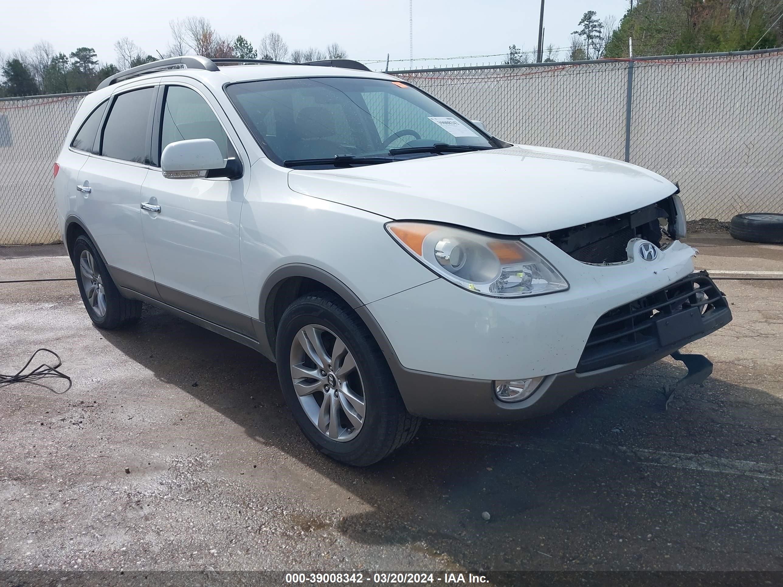 HYUNDAI VERACRUZ 2012 km8nu4cc0cu185568