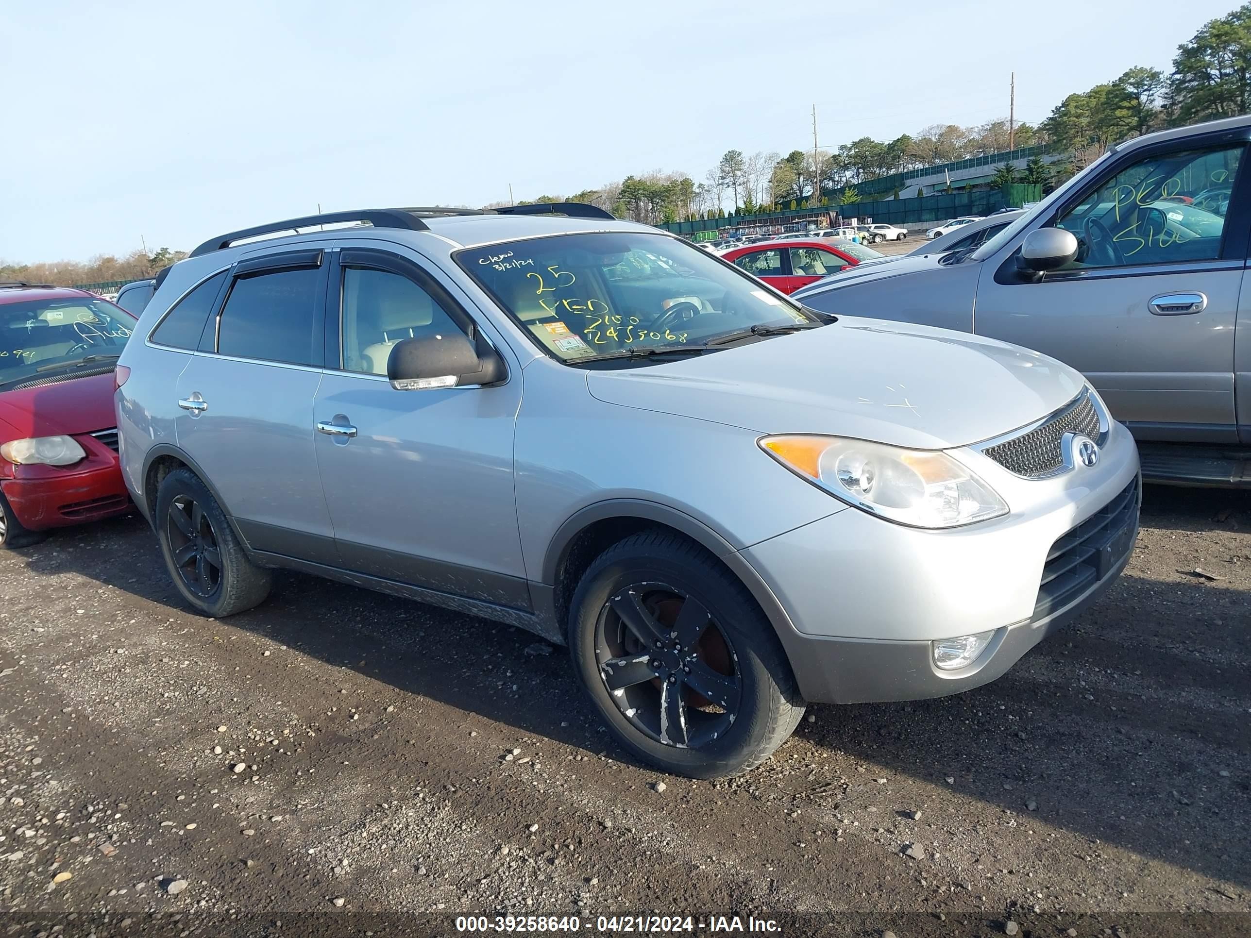 HYUNDAI VERACRUZ 2008 km8nu73c28u039066