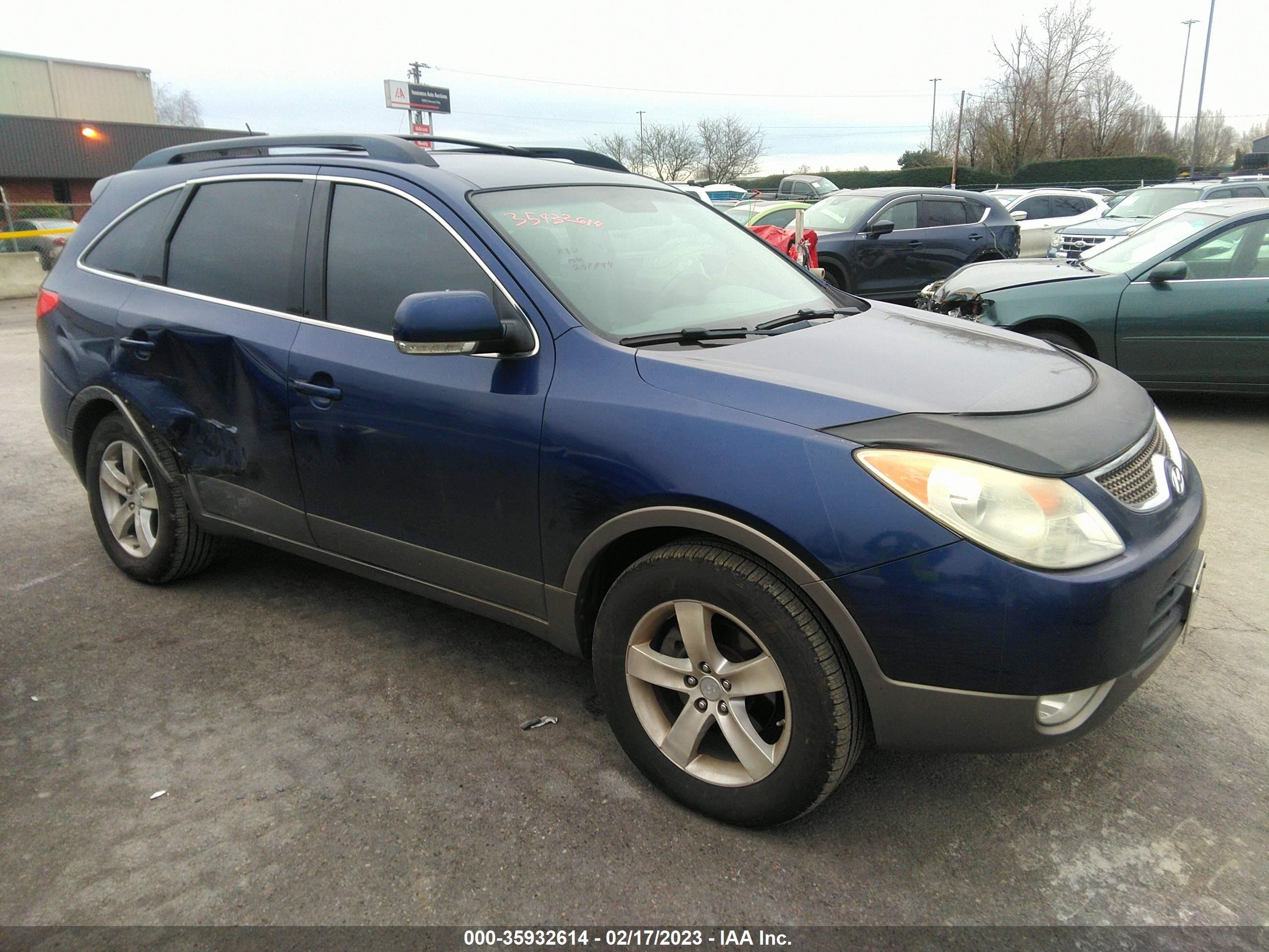 HYUNDAI VERACRUZ 2007 km8nu73c37u011937