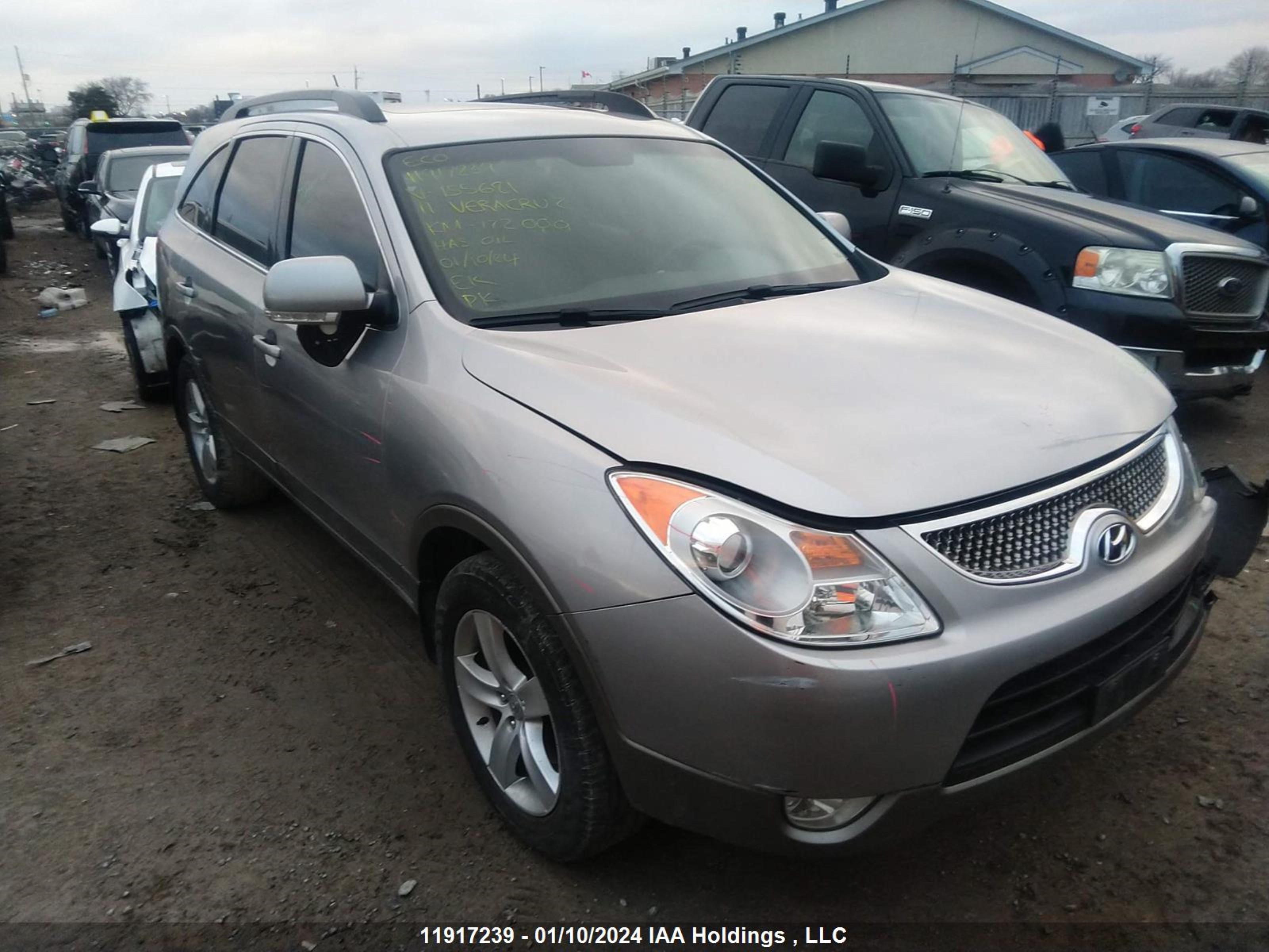 HYUNDAI VERACRUZ 2011 km8nudcc2bu155681