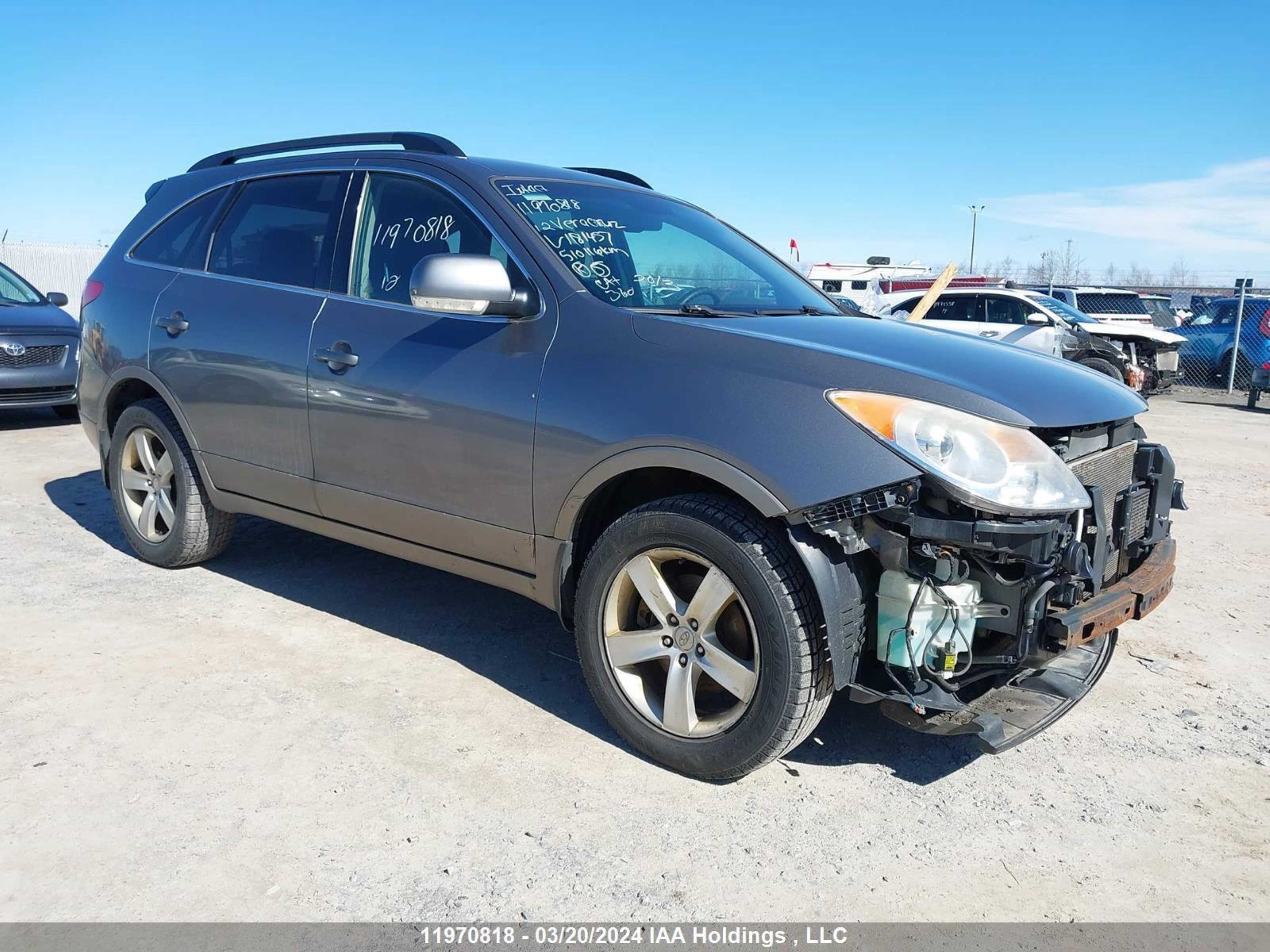 HYUNDAI VERACRUZ 2012 km8nudcc4cu181457