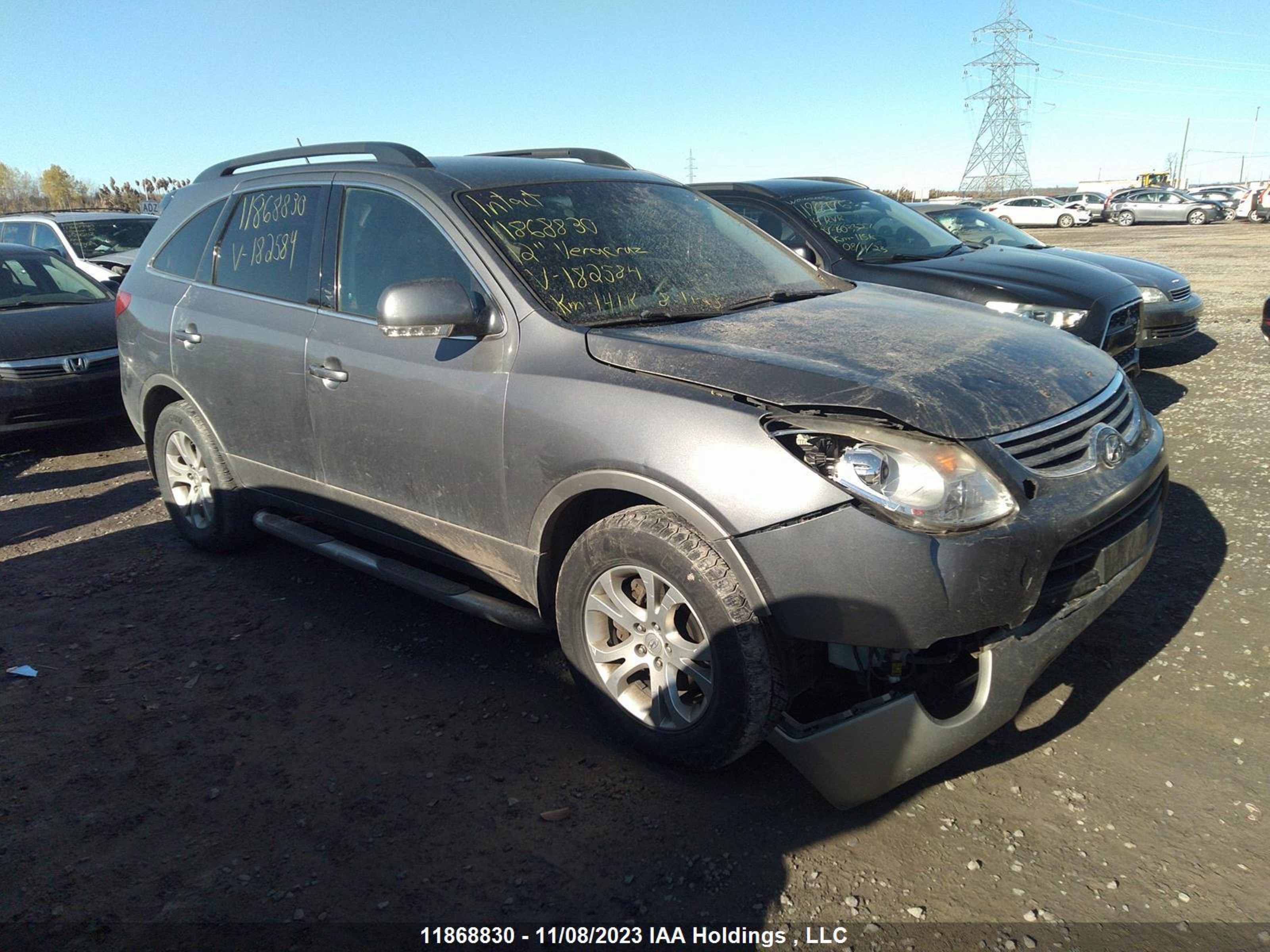 HYUNDAI VERACRUZ 2012 km8nudcc5cu182584