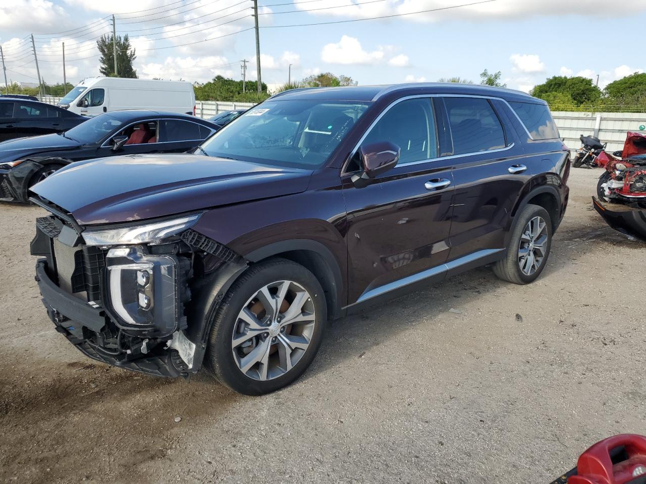 HYUNDAI PALISADE 2021 km8r44he9mu315828