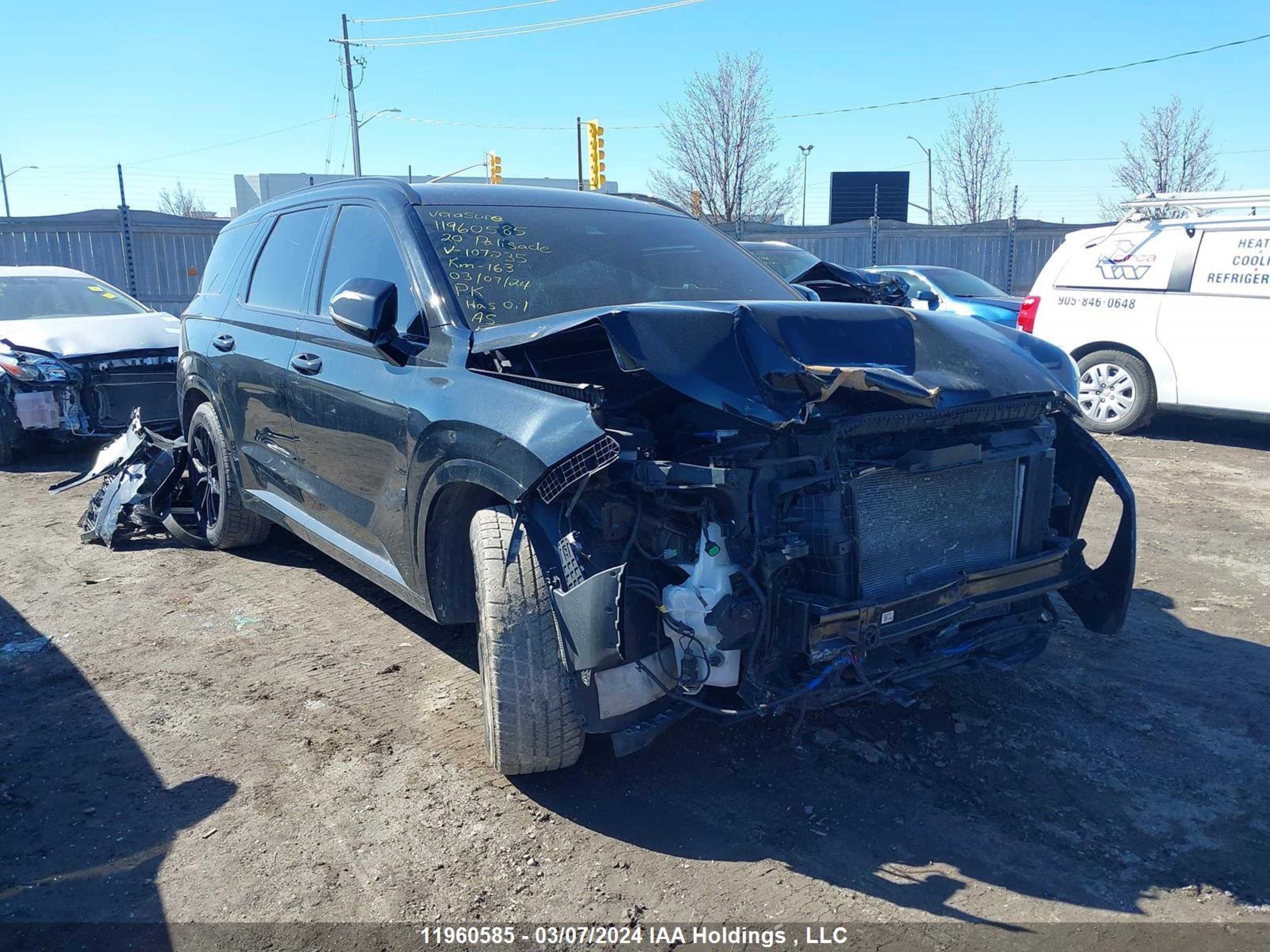 HYUNDAI PALISADE 2020 km8r5dhe0lu107235