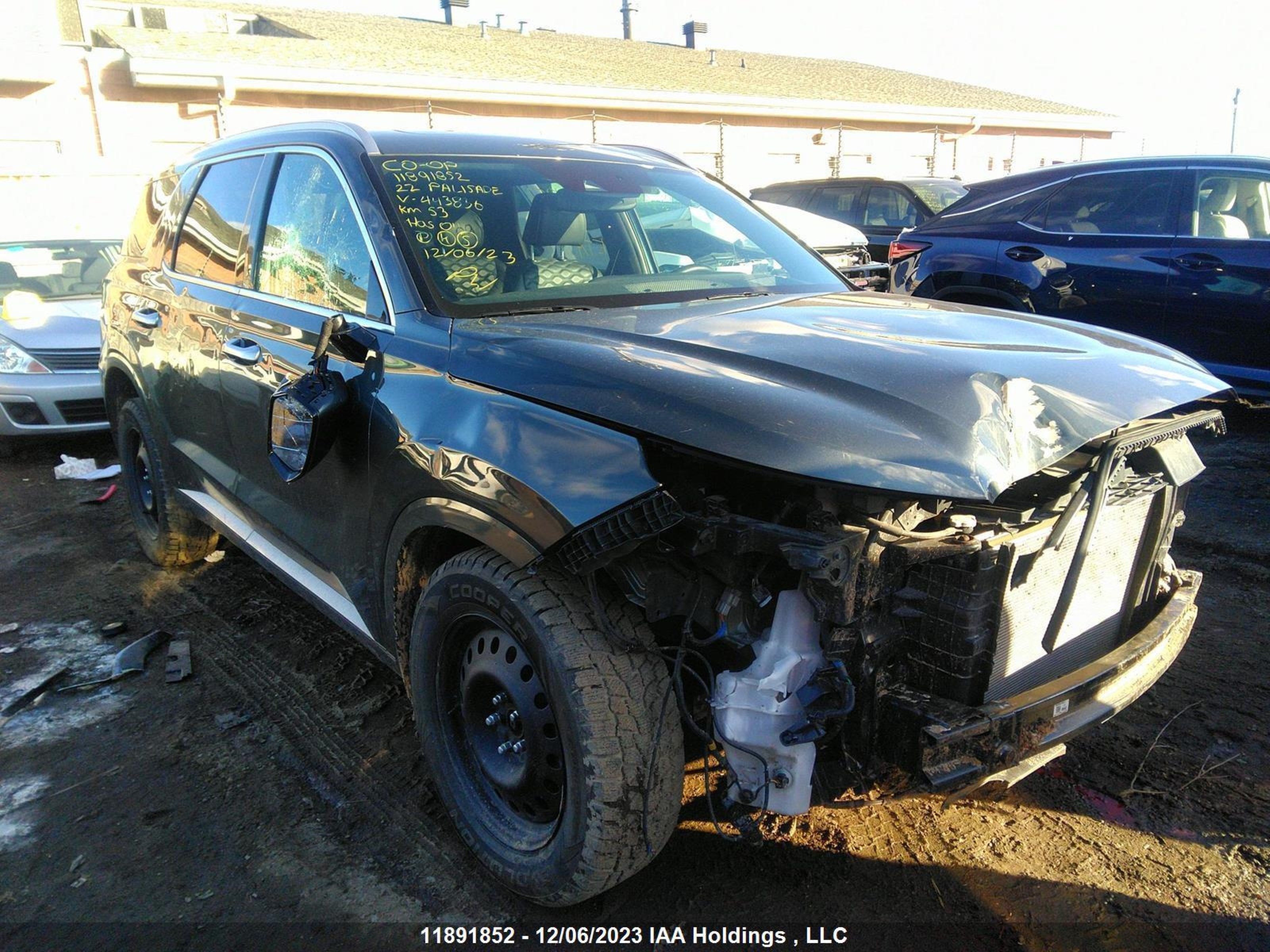 HYUNDAI PALISADE 2022 km8r5dhe3nu443836