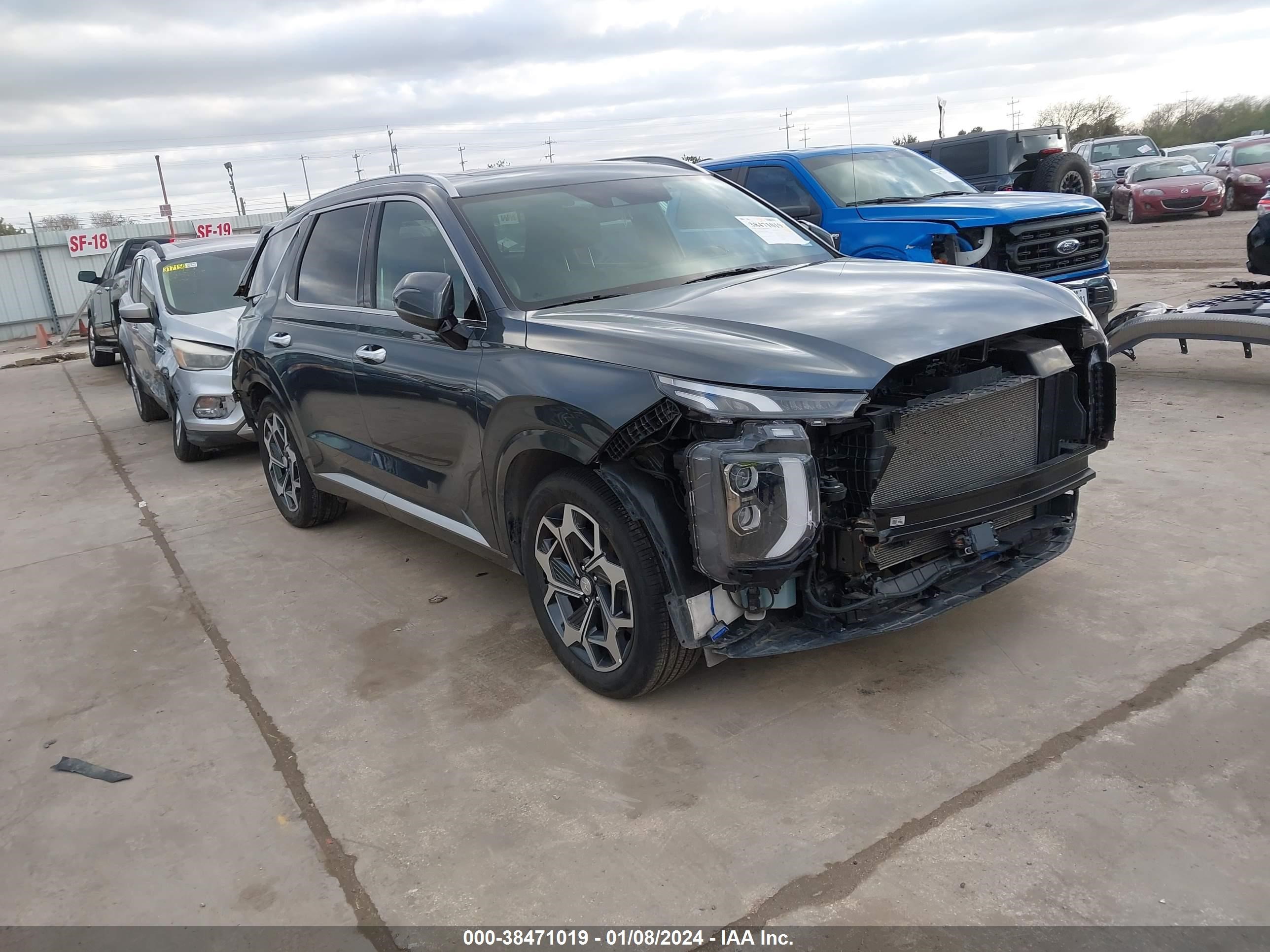 HYUNDAI PALISADE 2022 km8r74he4nu378893